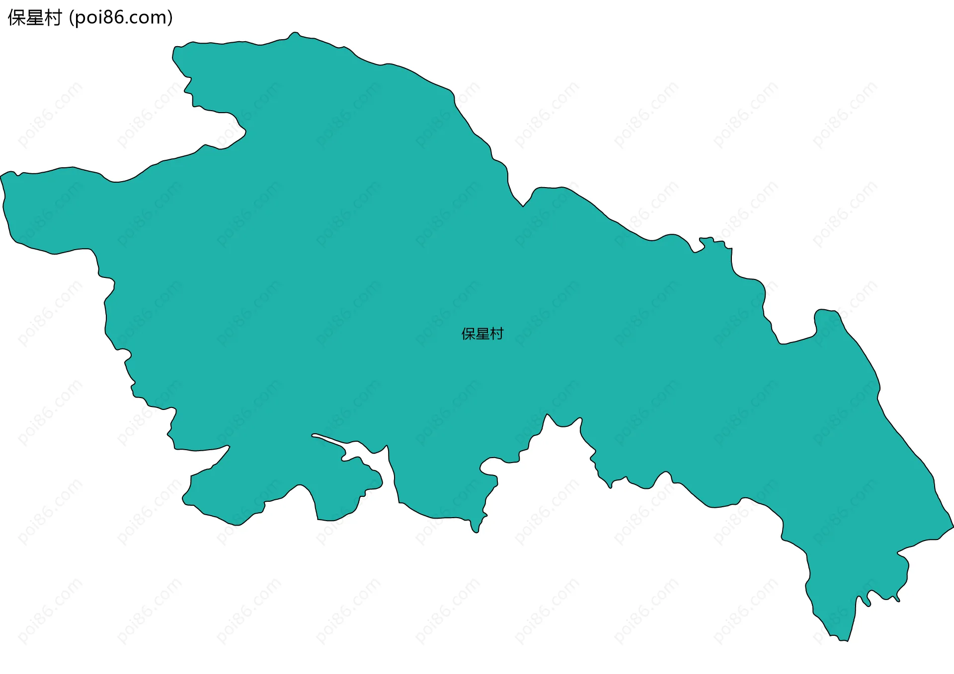 保星村边界地图