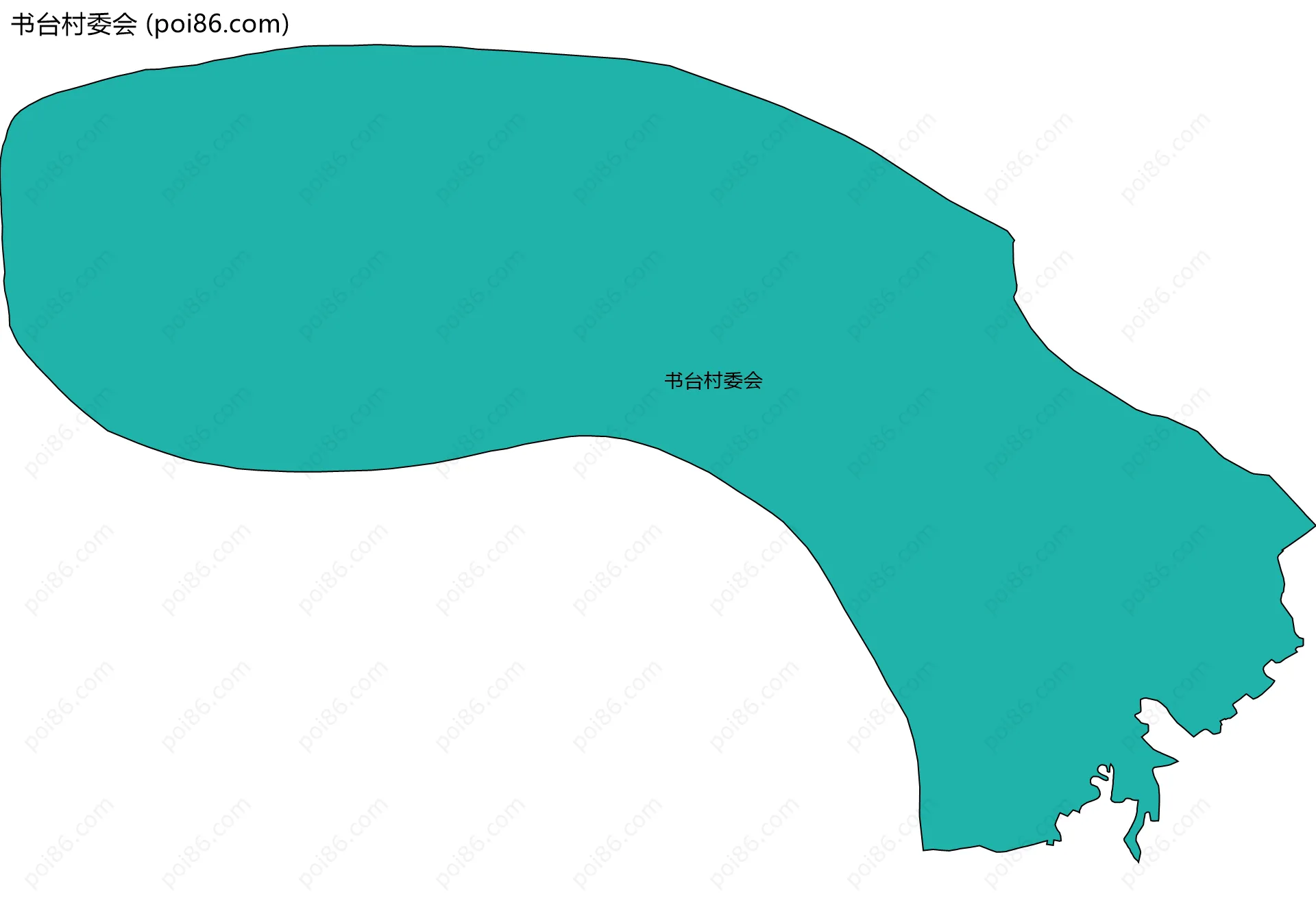 书台村委会边界地图