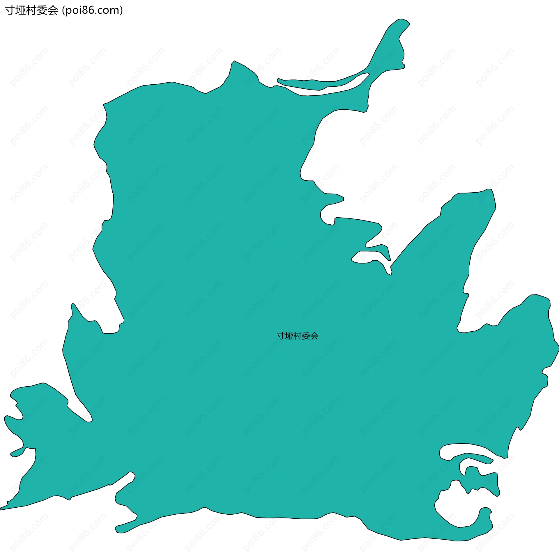 寸垭村委会边界地图