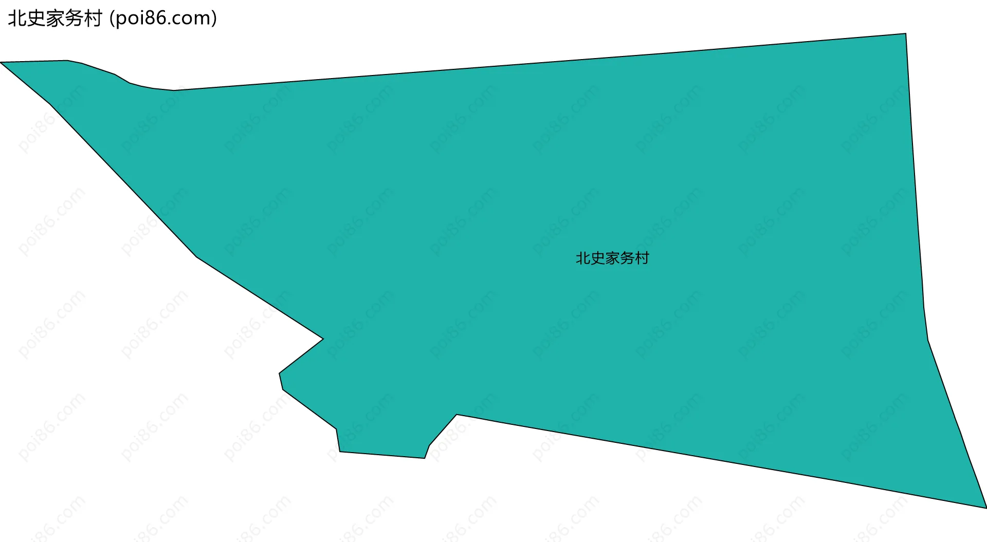 北史家务村边界地图