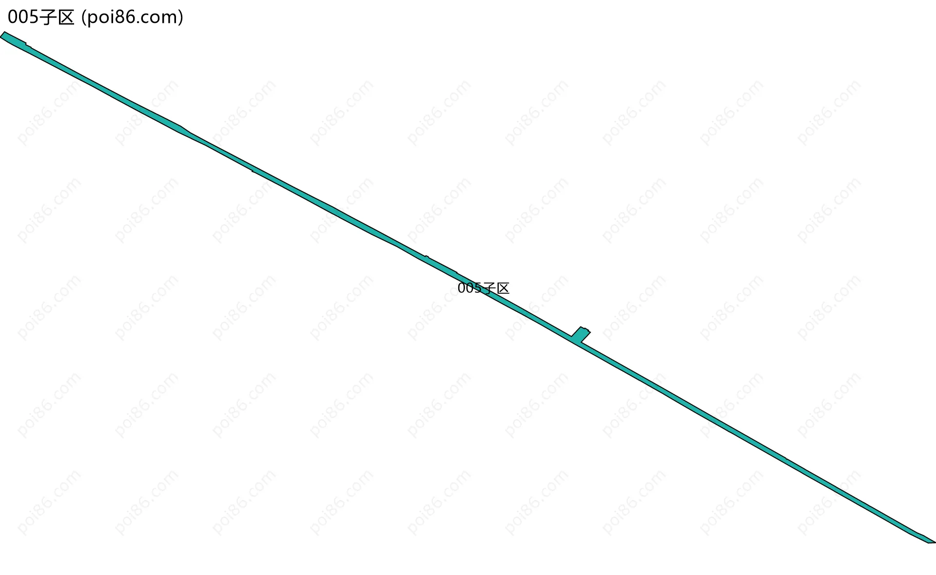 005子区边界地图