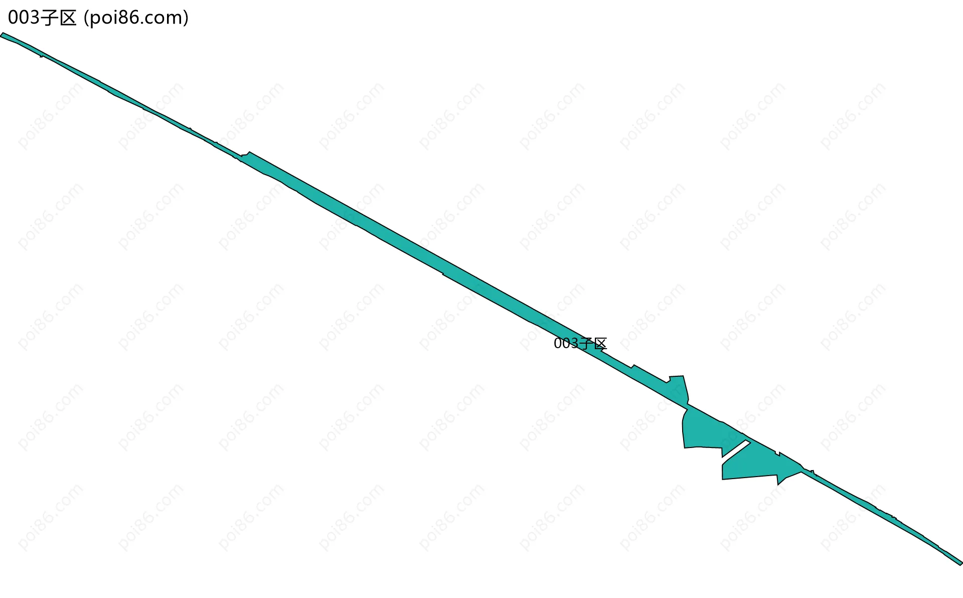 003子区边界地图