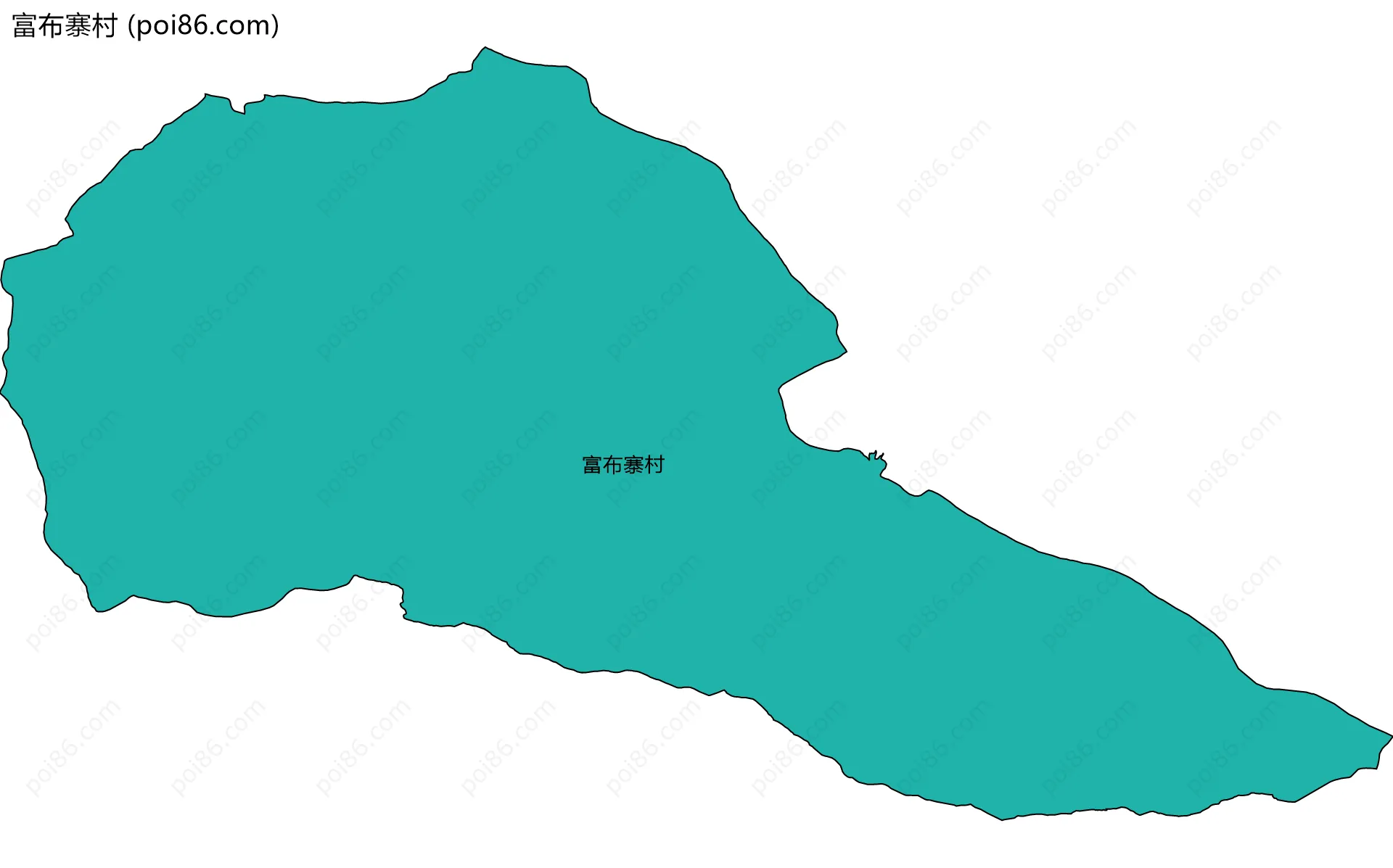 富布寨村边界地图