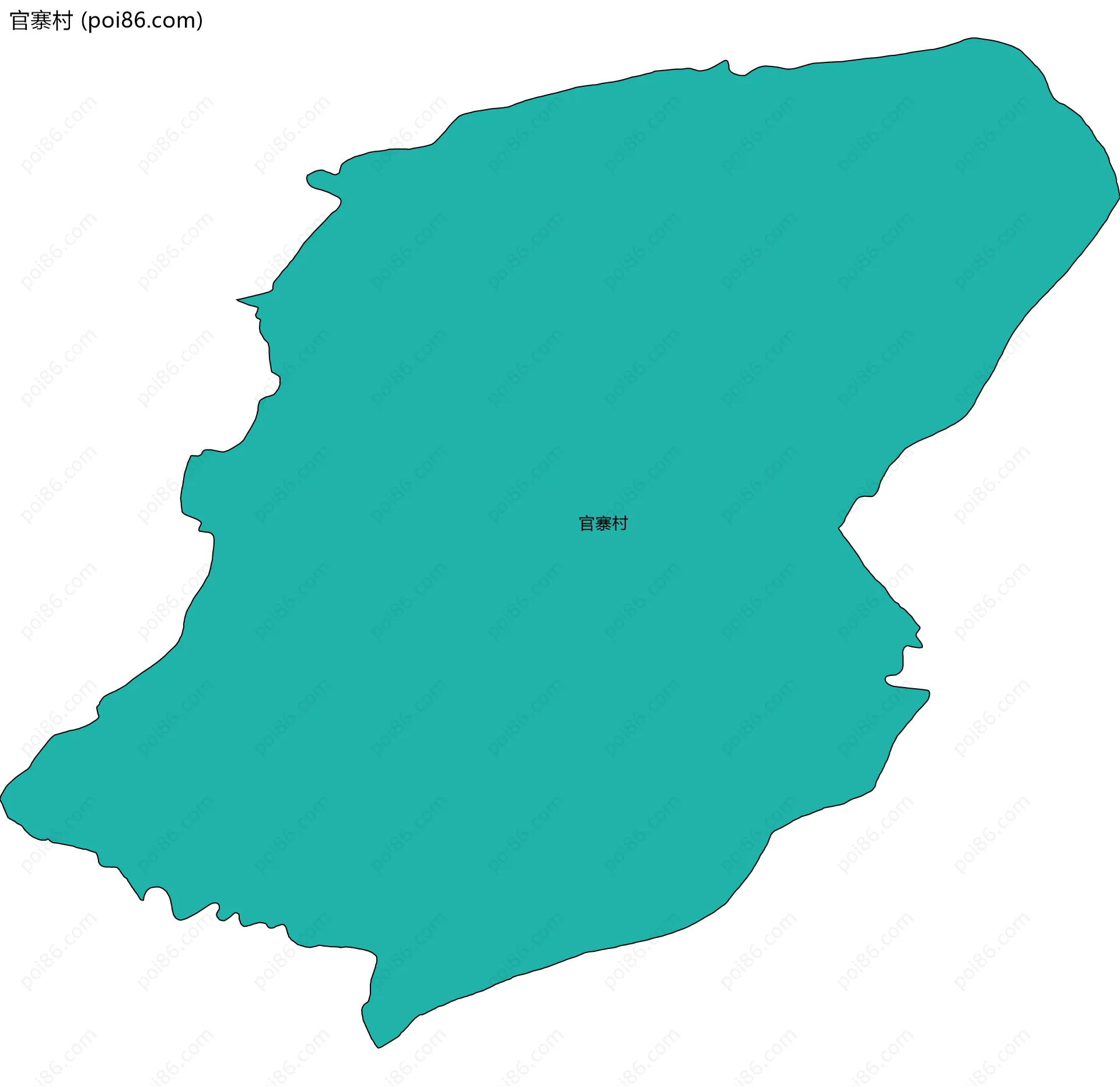 官寨村边界地图