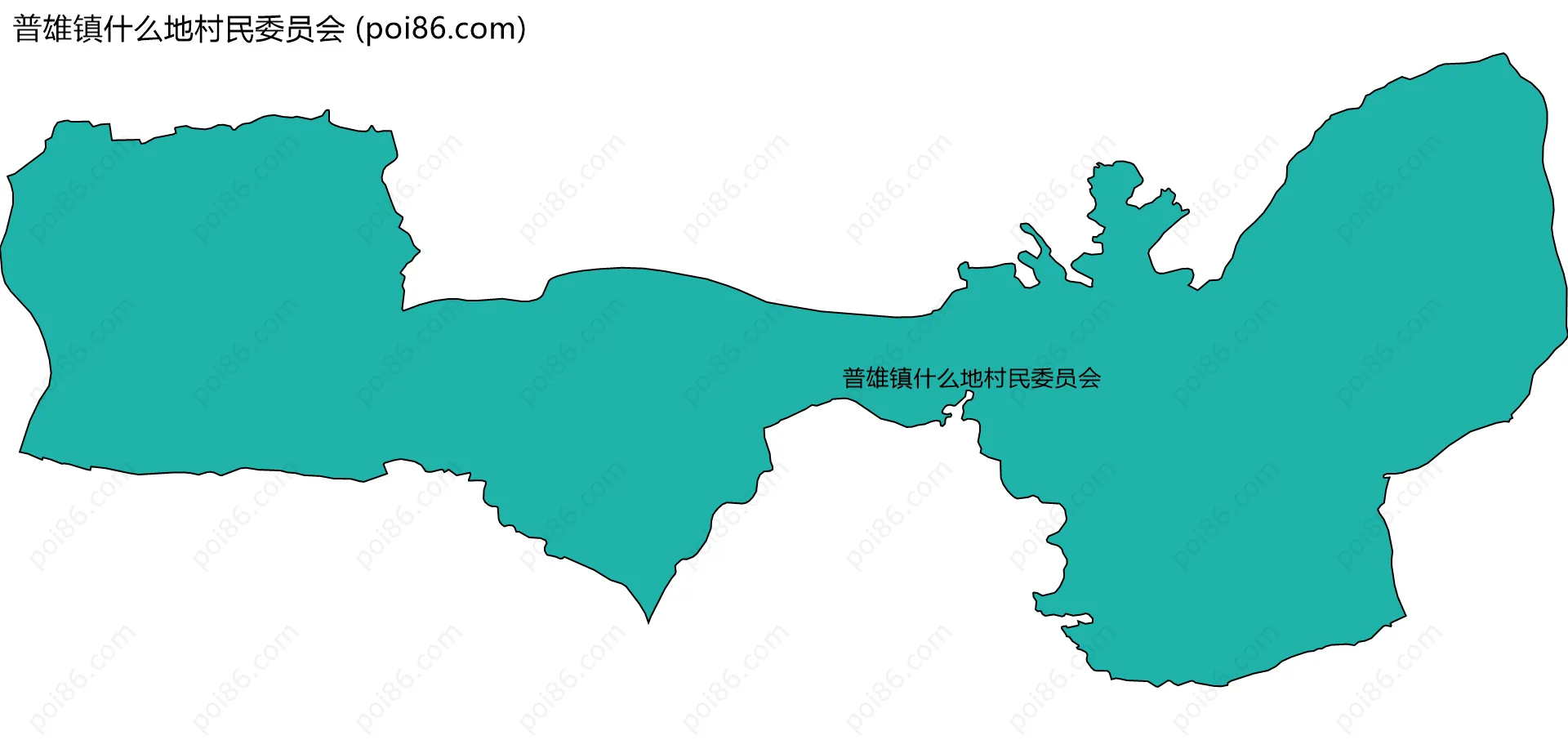 普雄镇什么地村民委员会边界地图