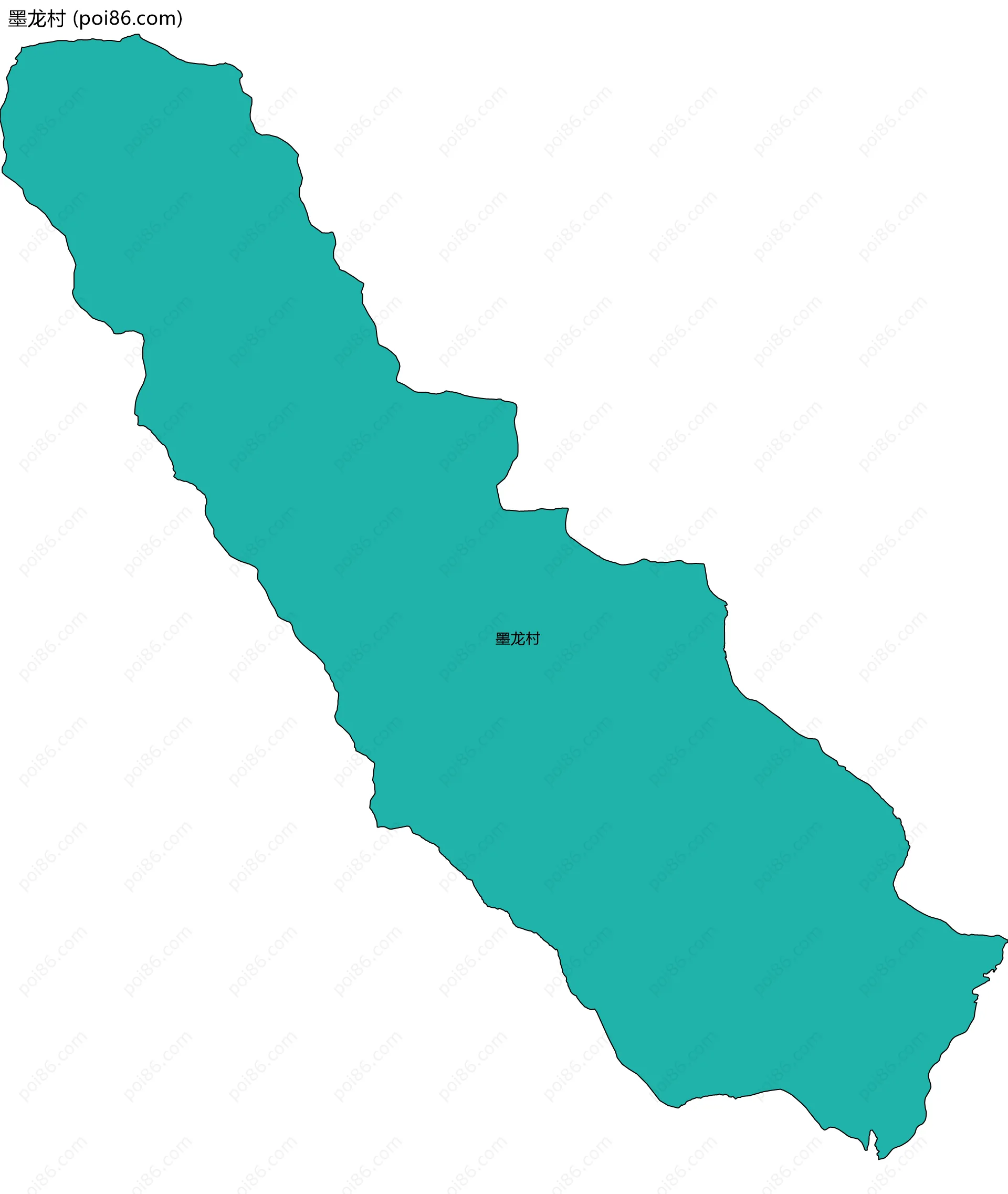 墨龙村边界地图