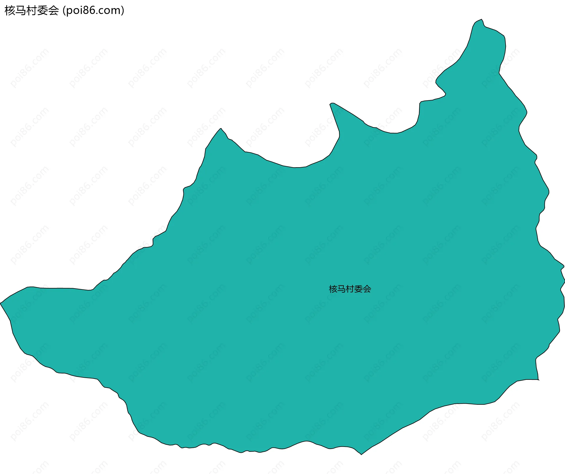 核马村委会边界地图
