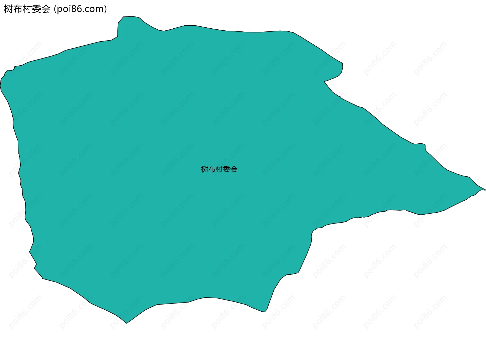 树布村委会边界地图