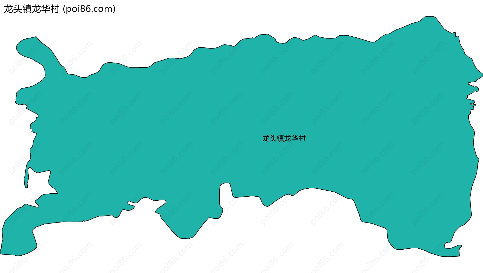 龙头镇龙华村边界地图