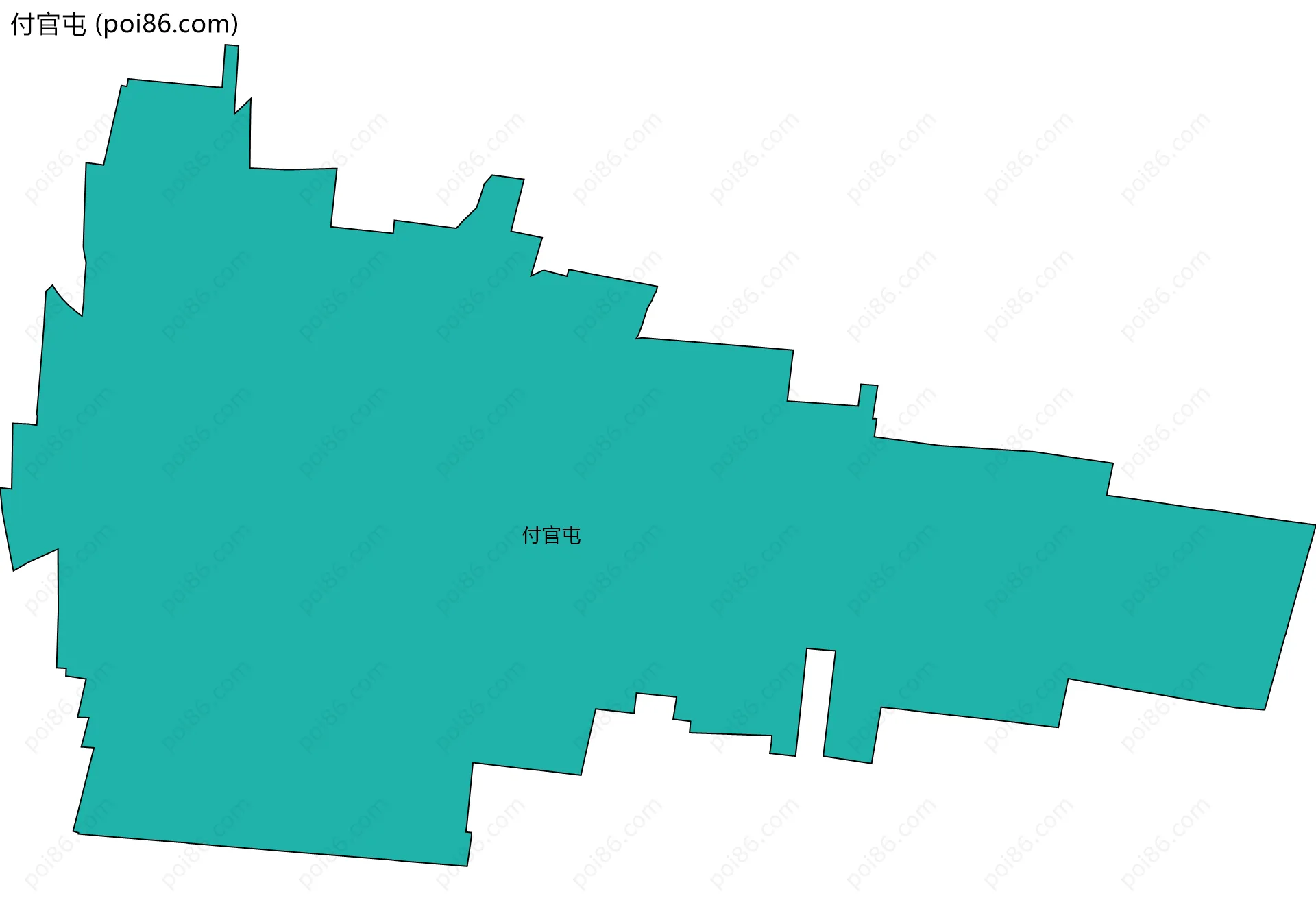 付官屯边界地图