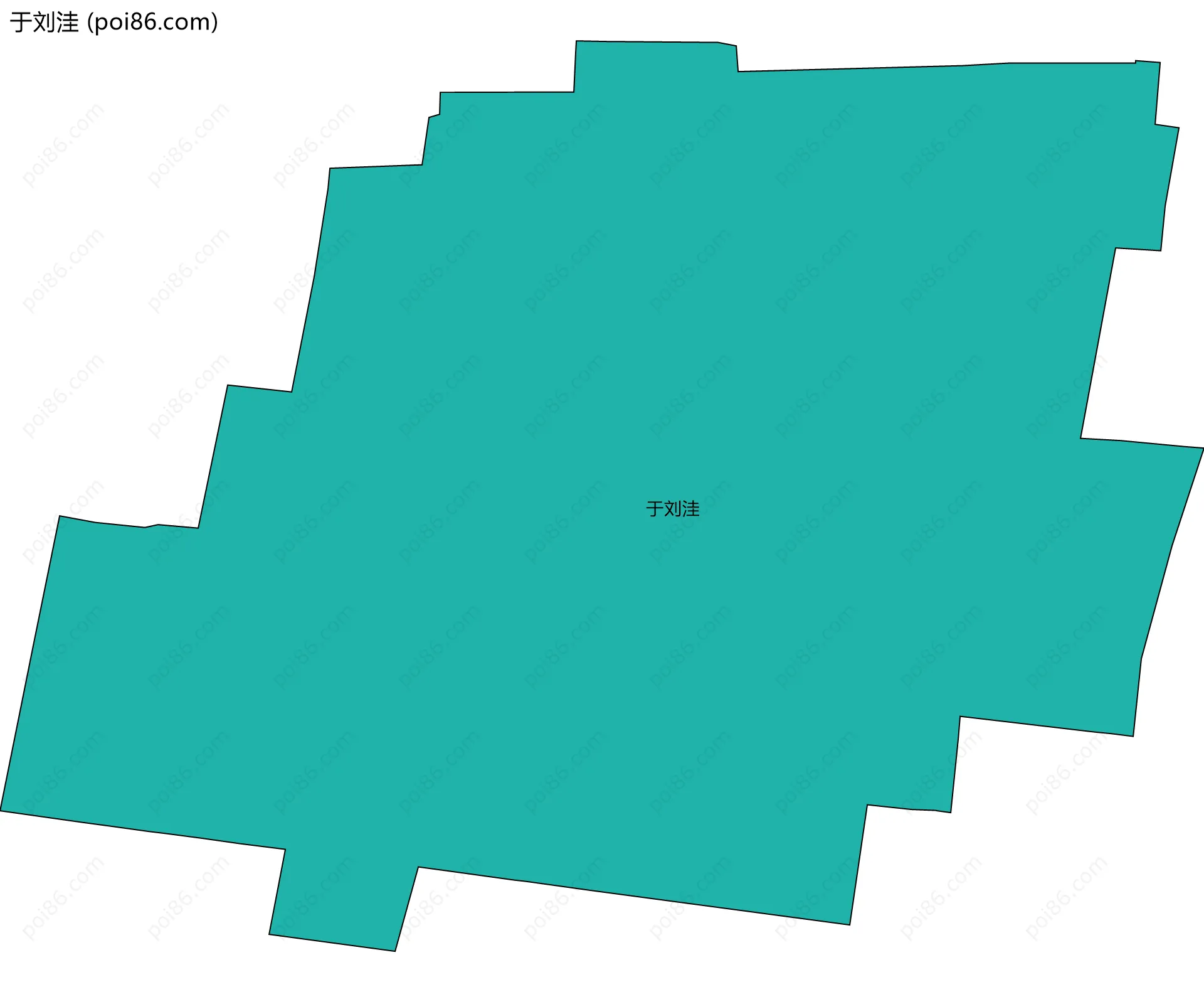 于刘洼边界地图