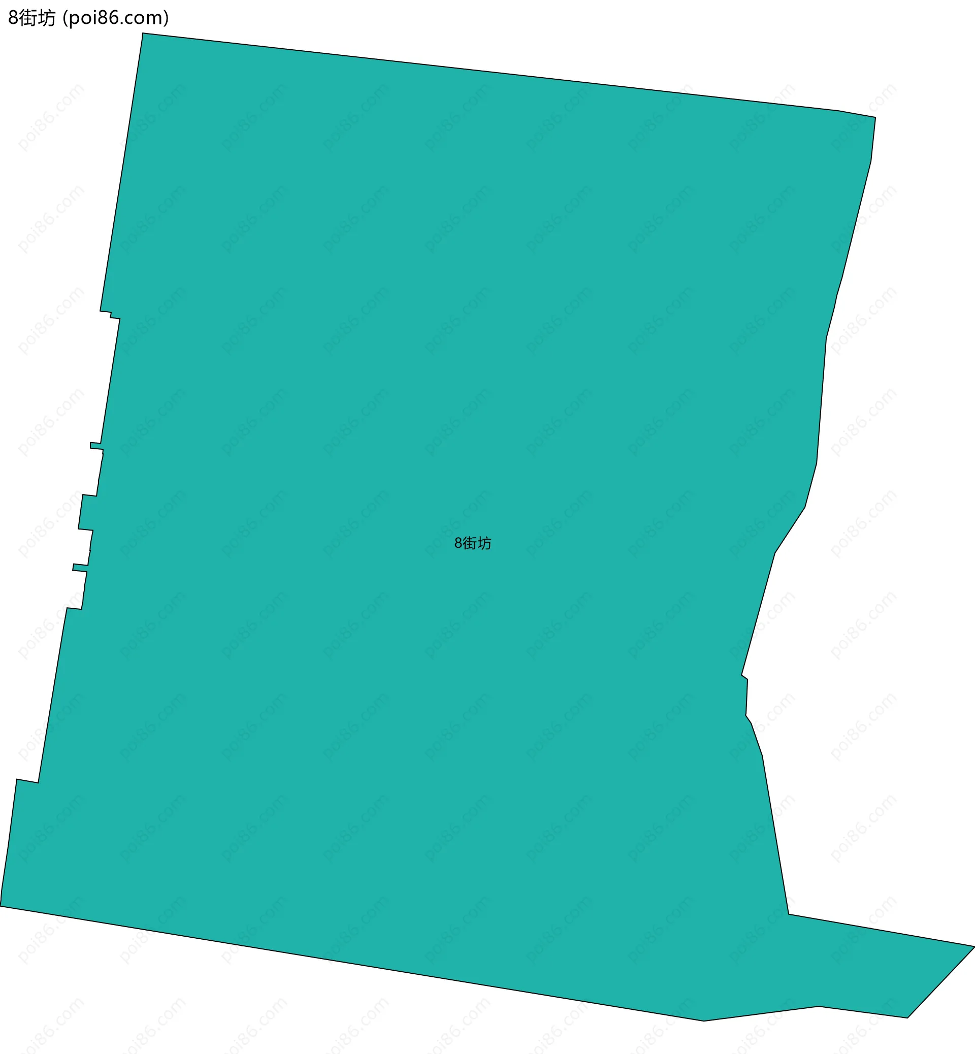 8街坊边界地图