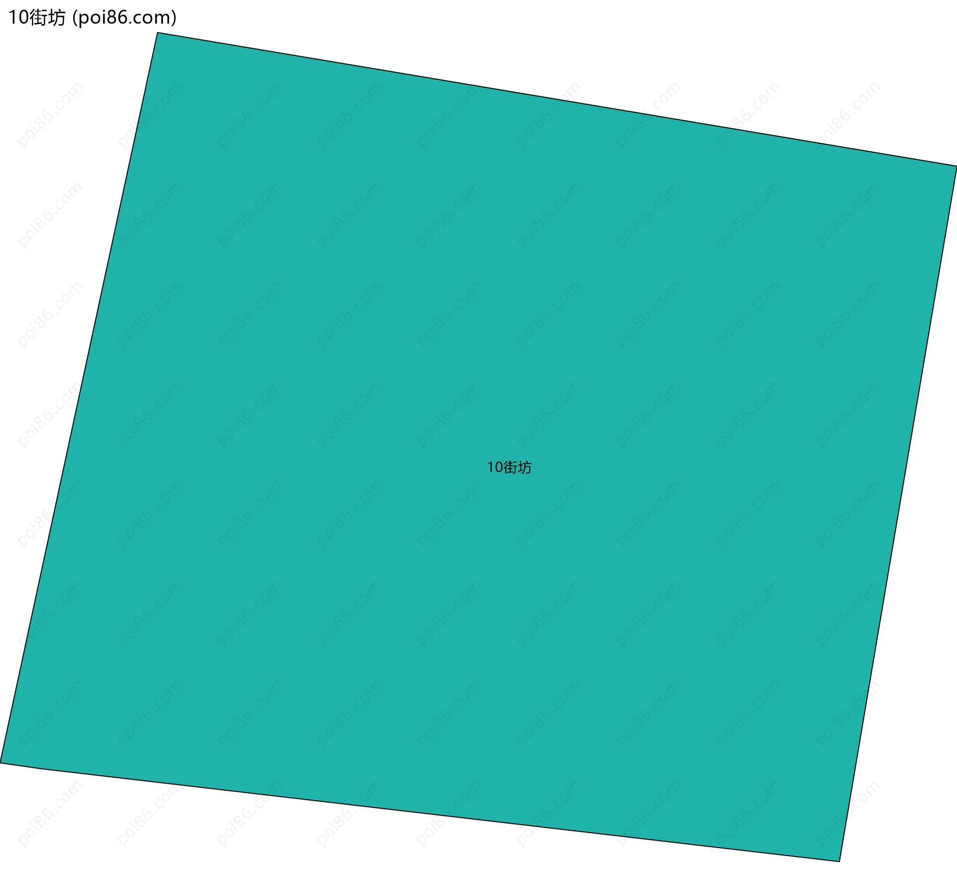 10街坊边界地图