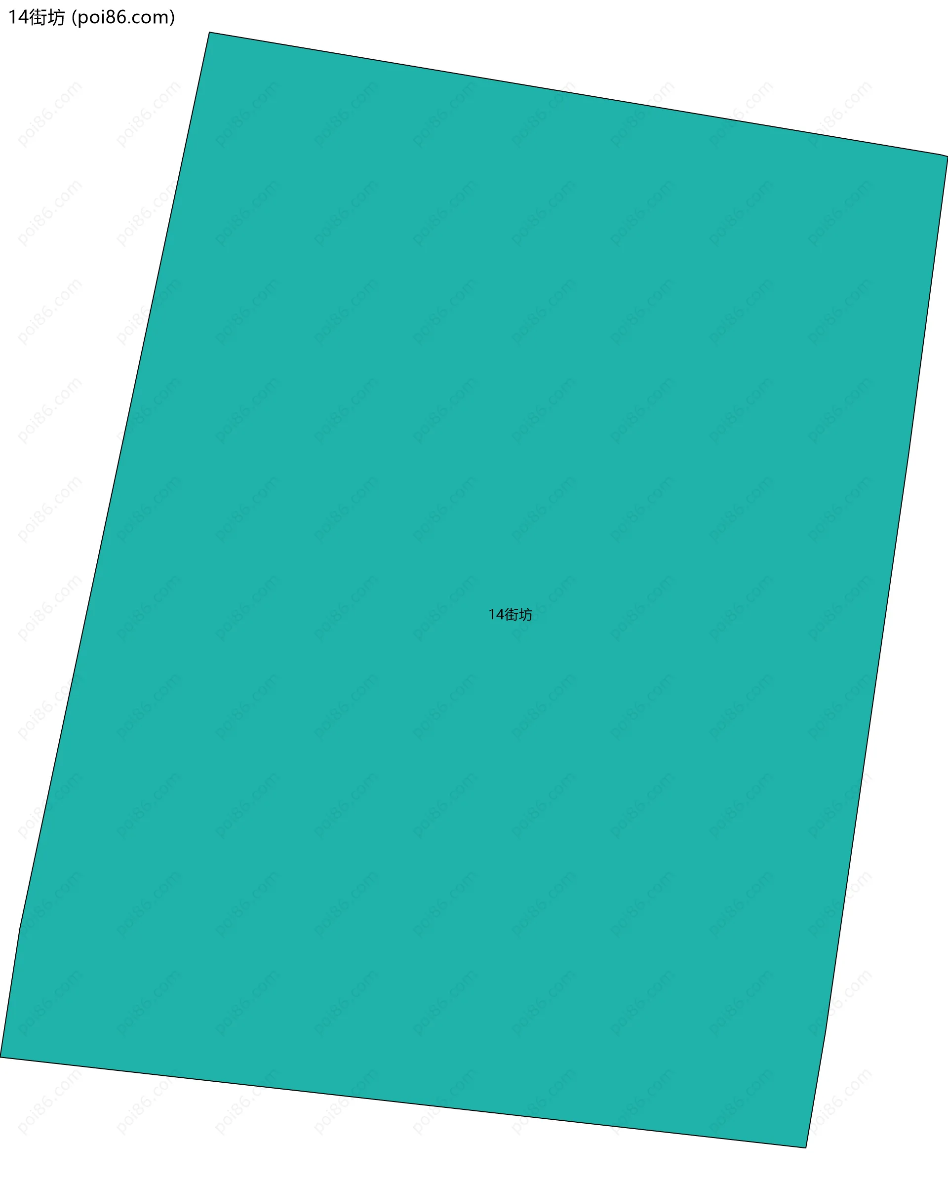 14街坊边界地图