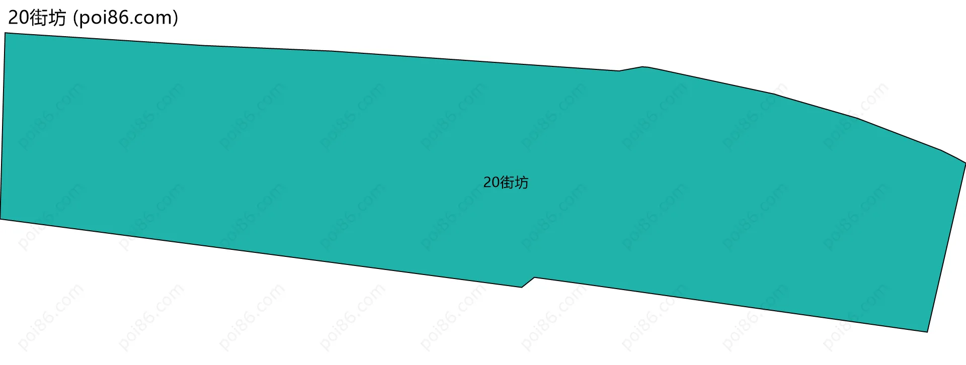 20街坊边界地图
