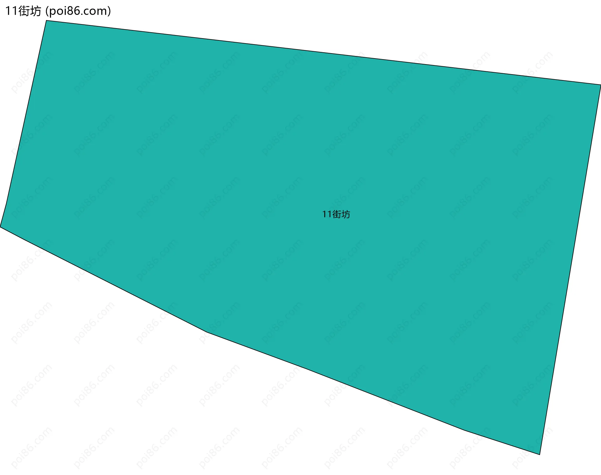 11街坊边界地图