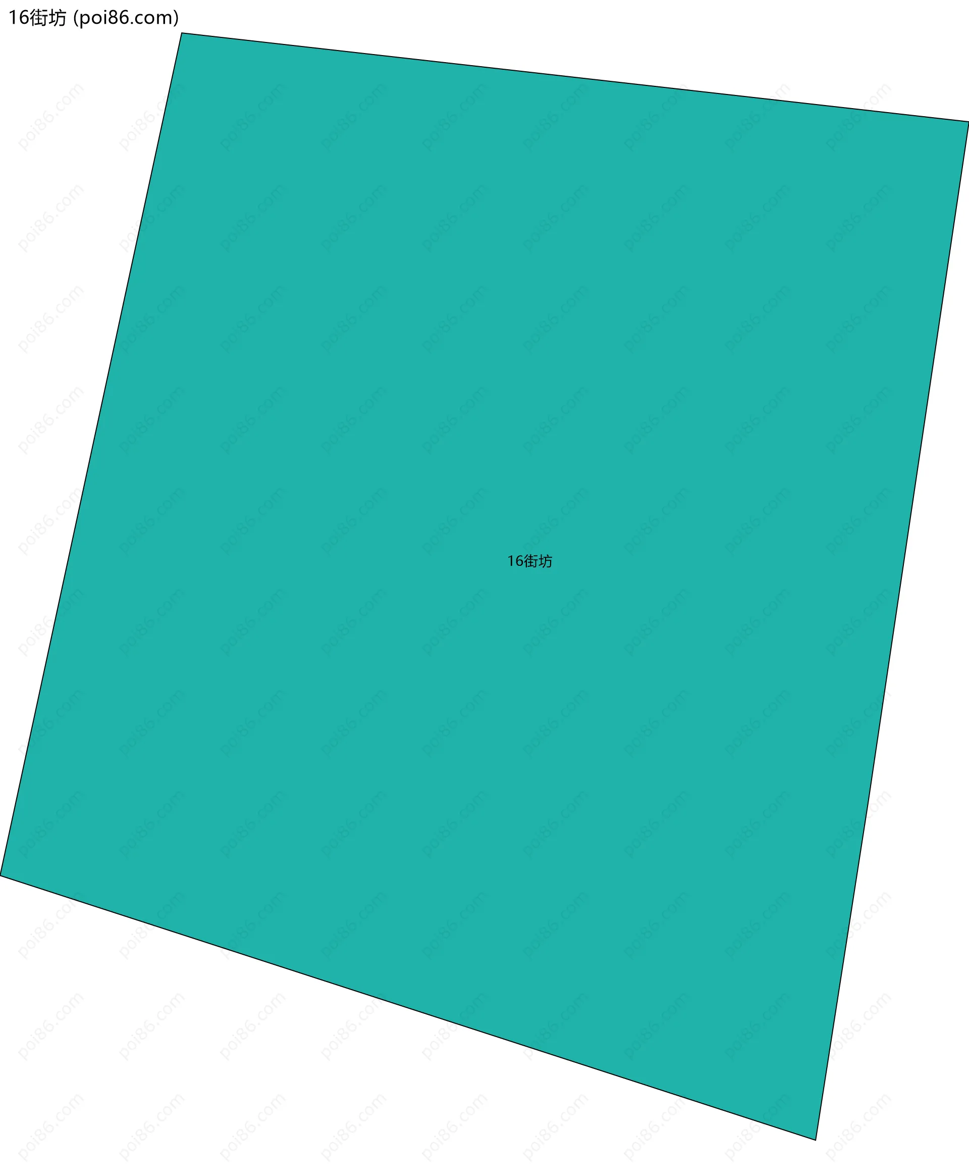 16街坊边界地图