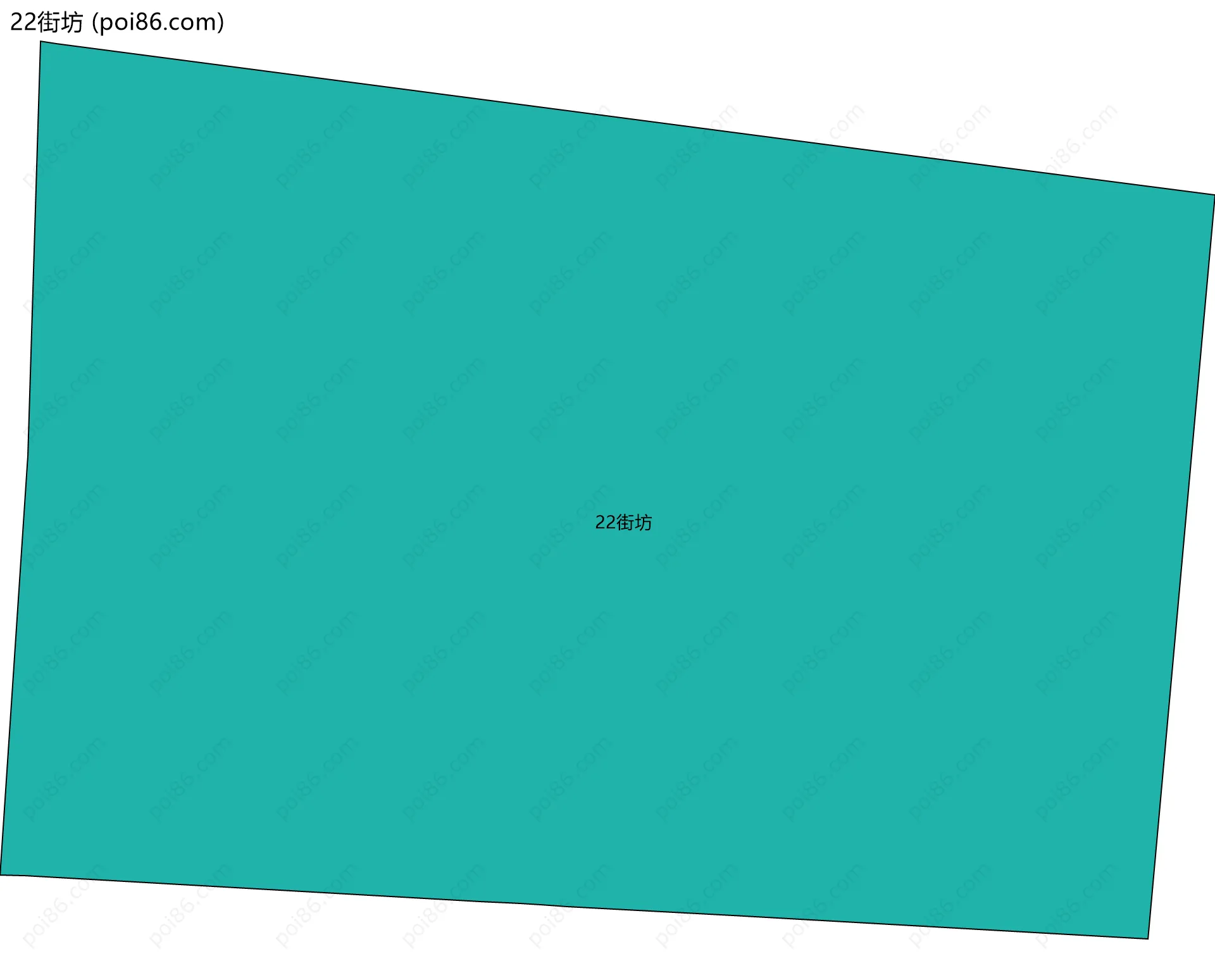 22街坊边界地图