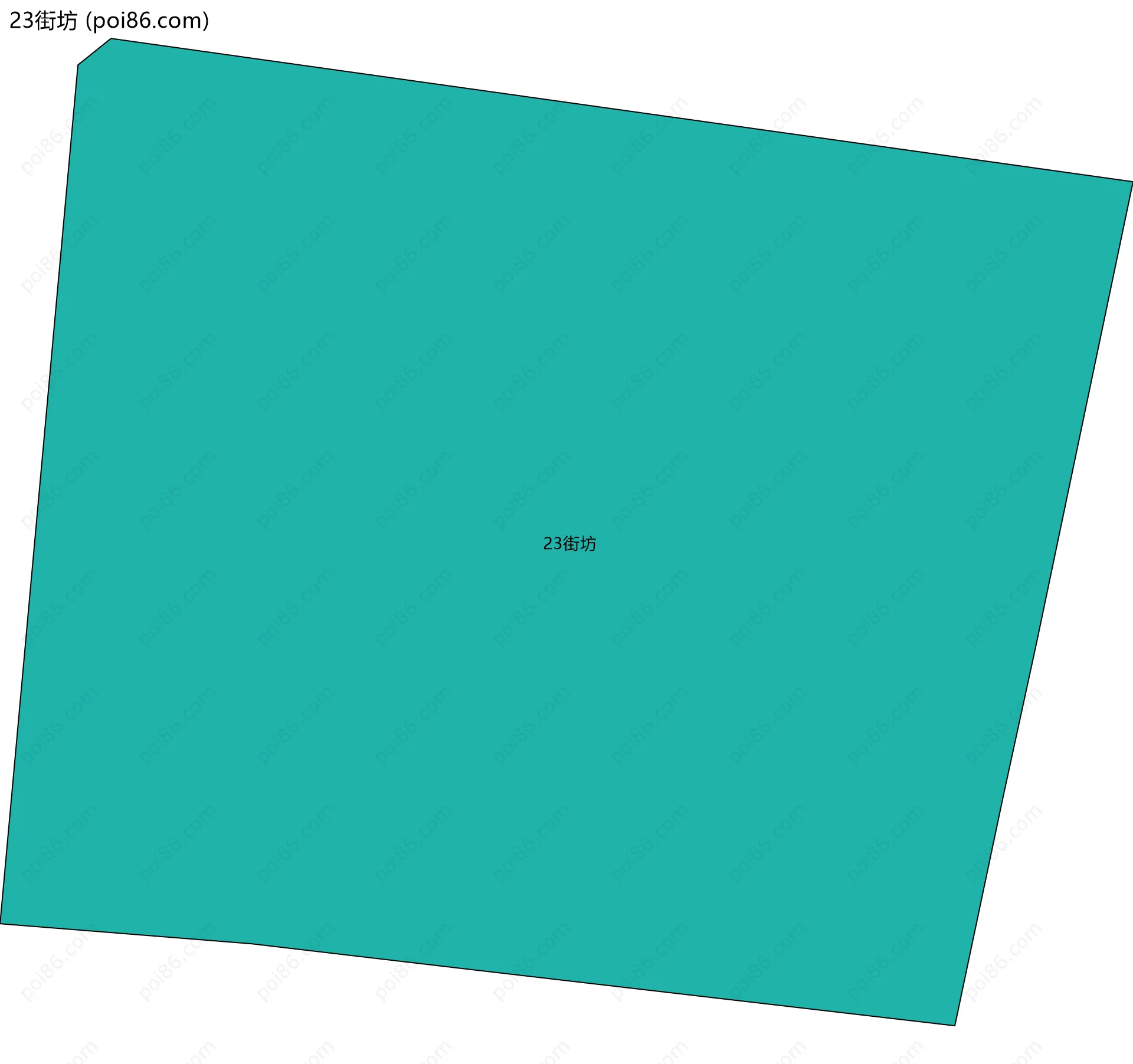 23街坊边界地图