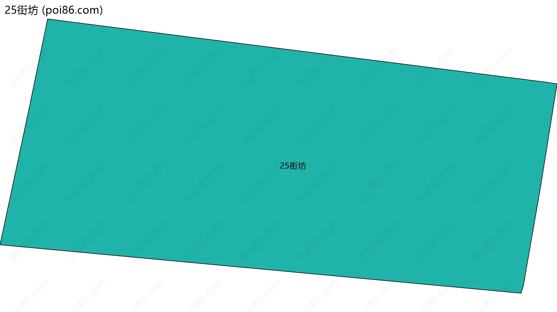 25街坊边界地图