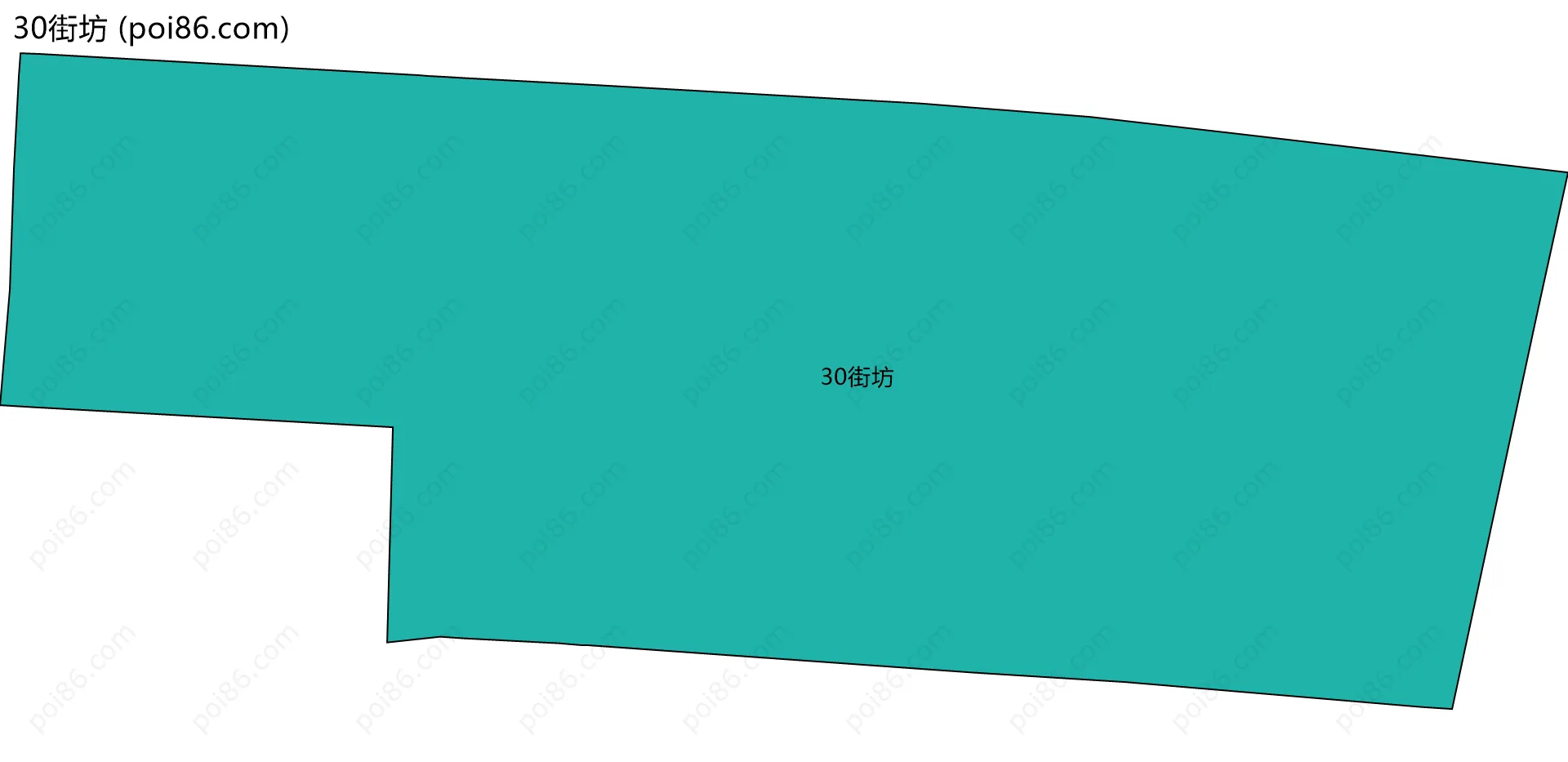 30街坊边界地图