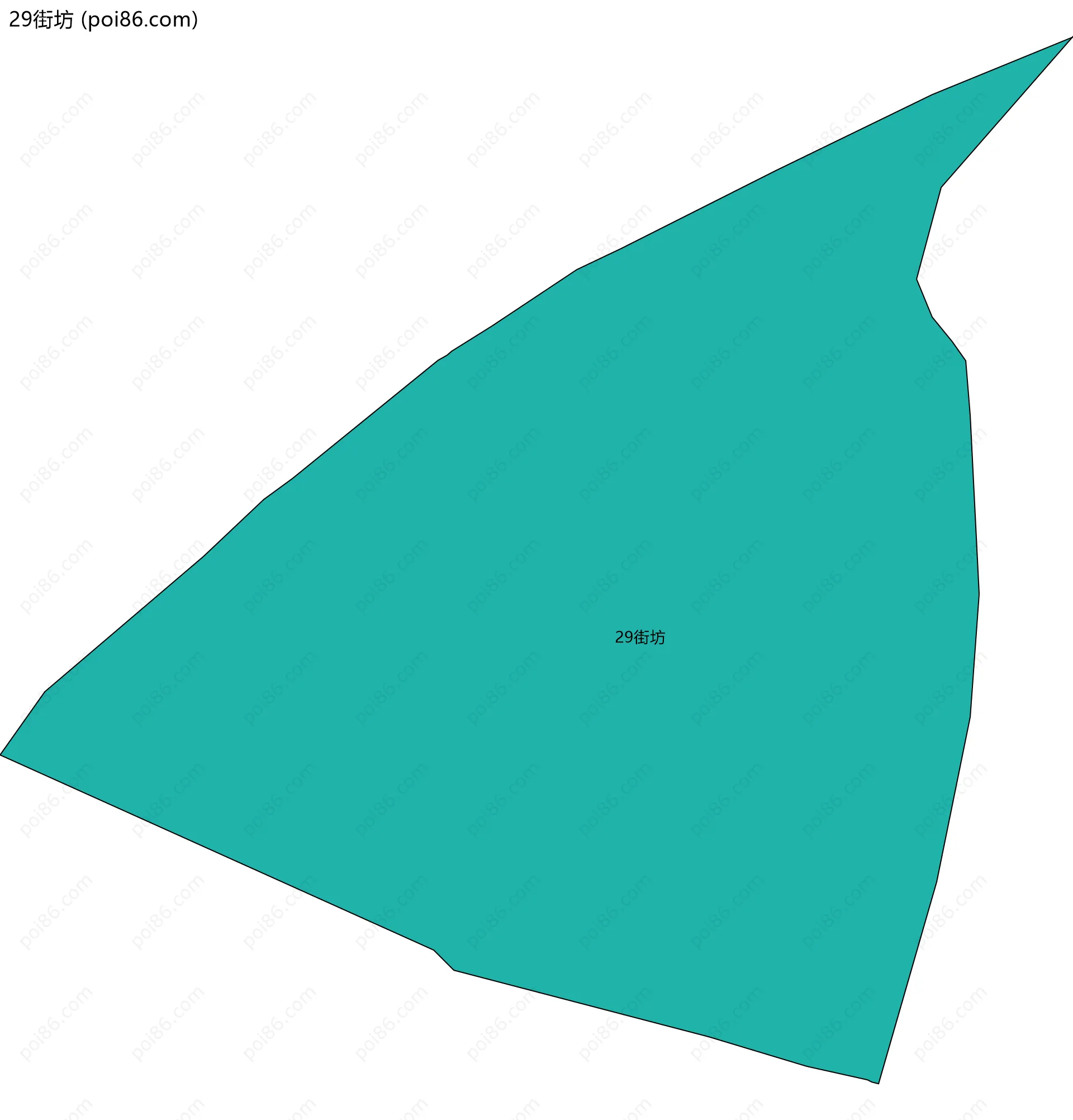 29街坊边界地图