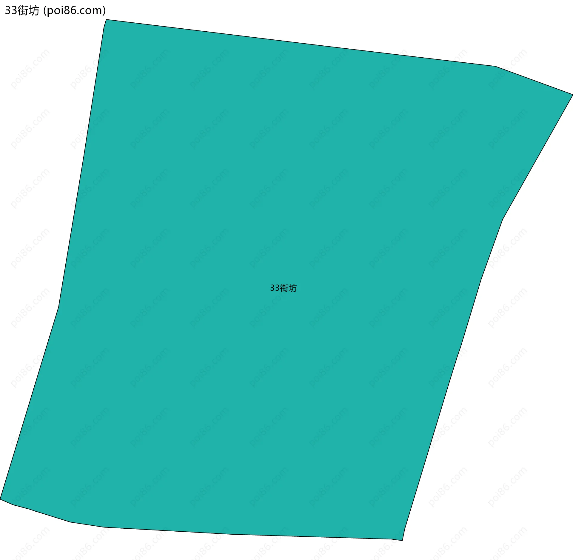 33街坊边界地图