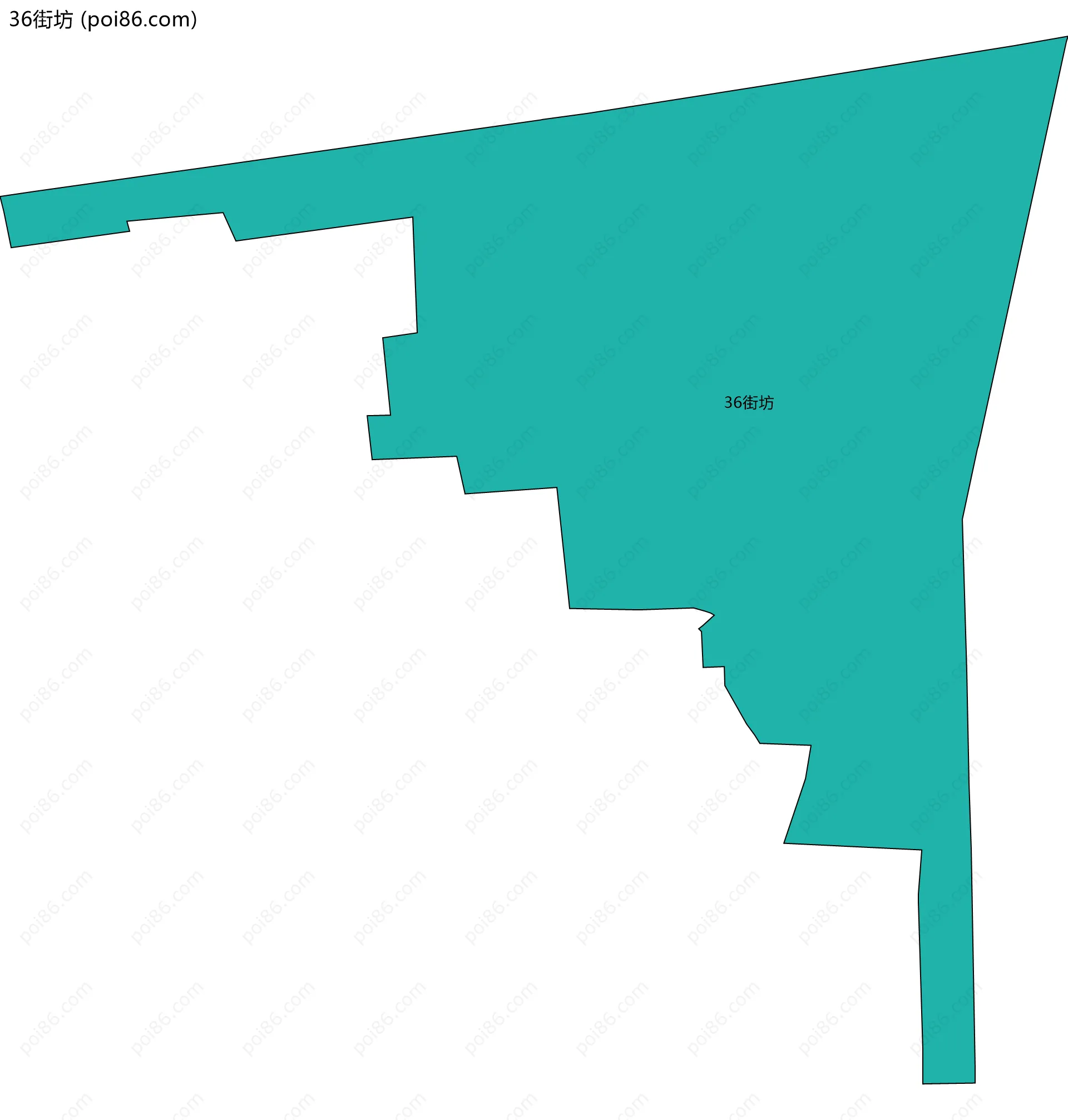 36街坊边界地图