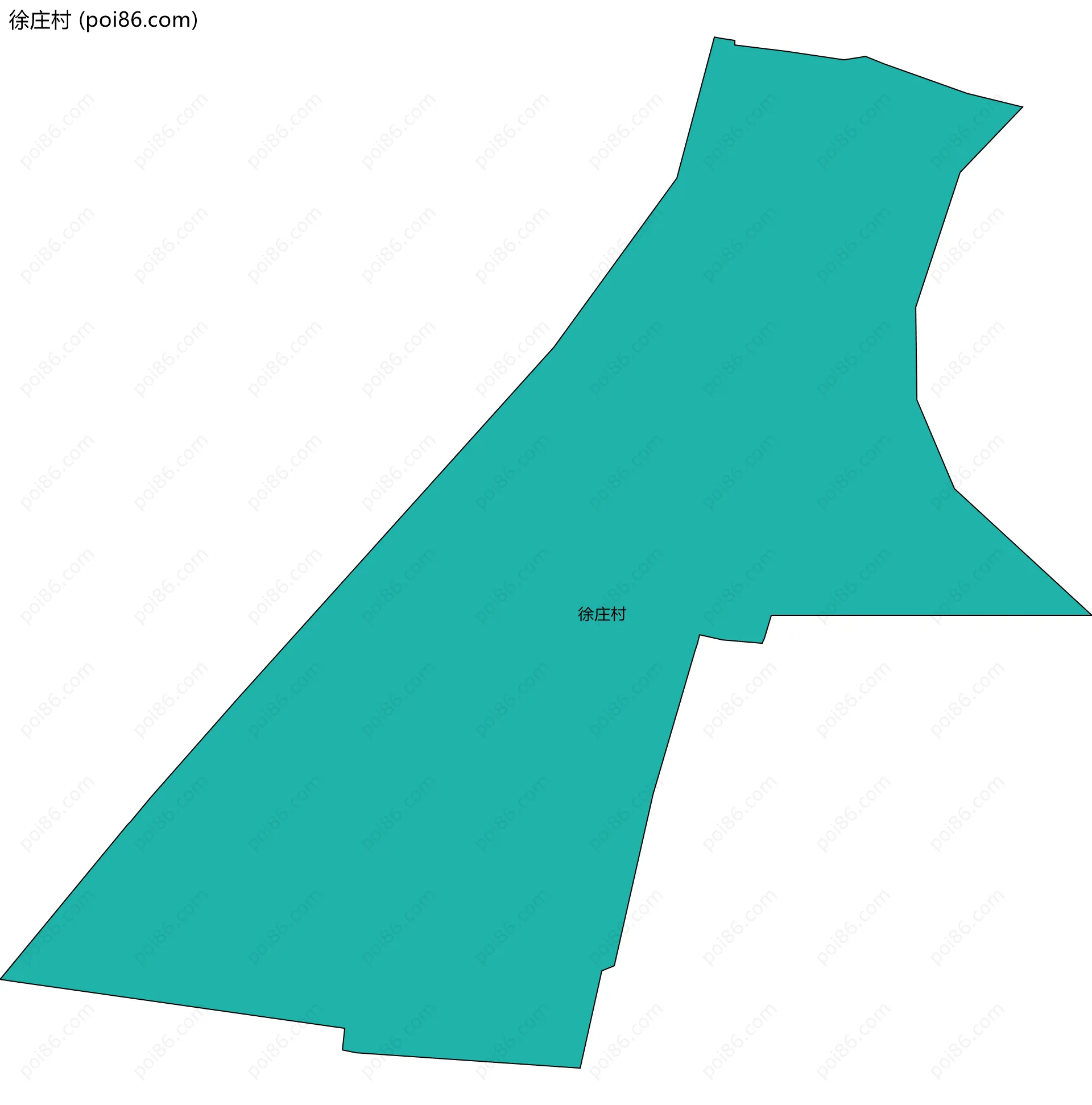 徐庄村边界地图