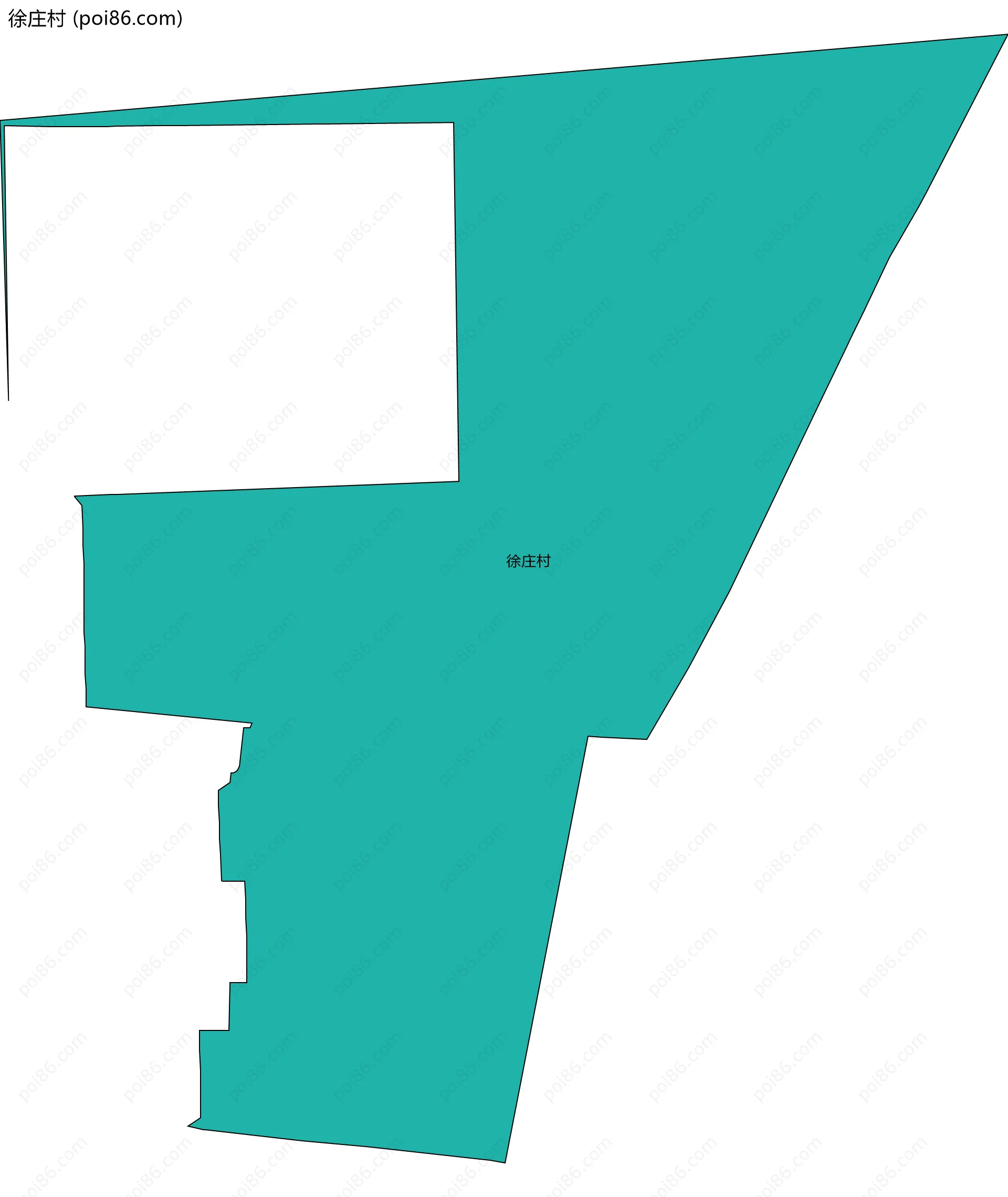 徐庄村边界地图