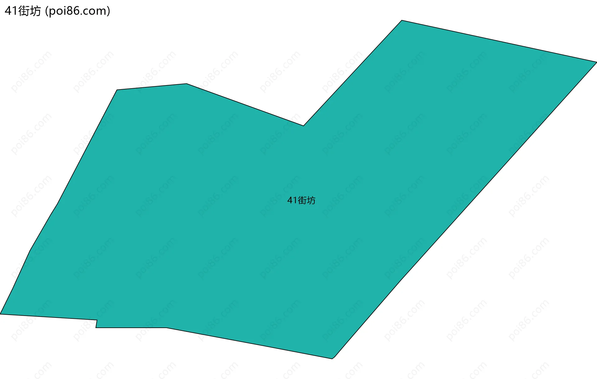 41街坊边界地图