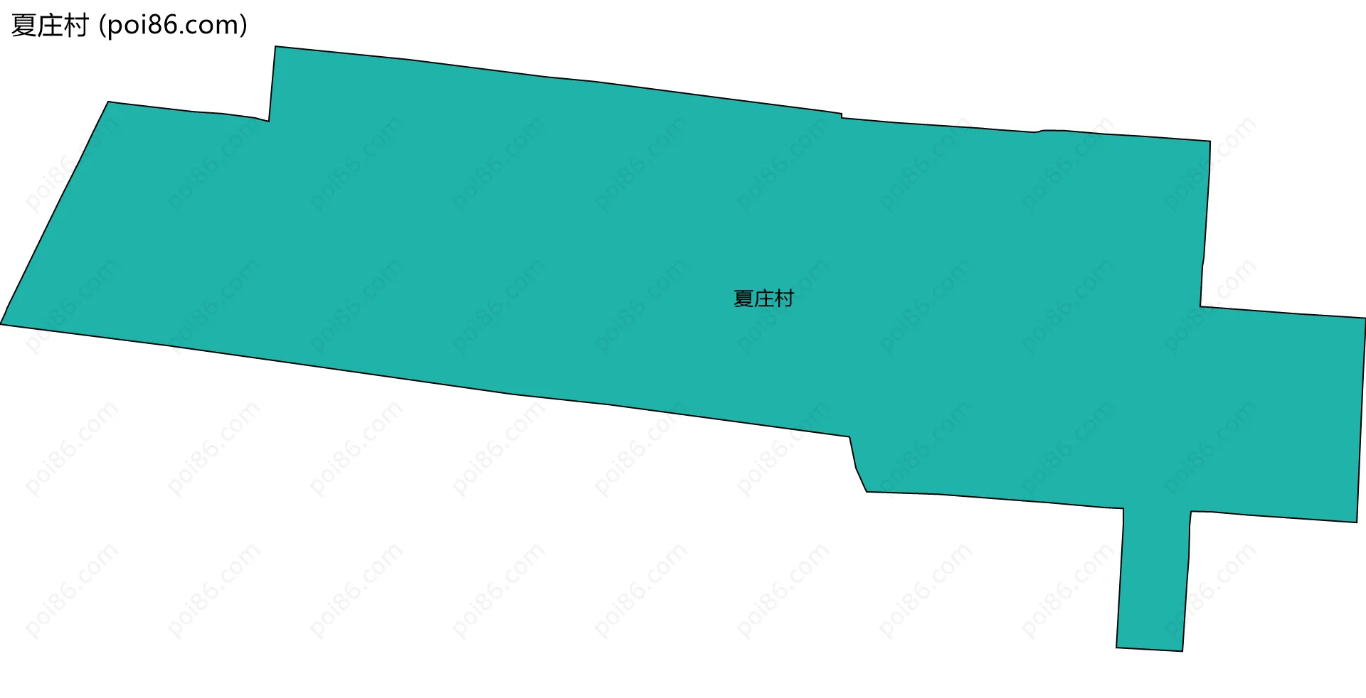 夏庄村边界地图