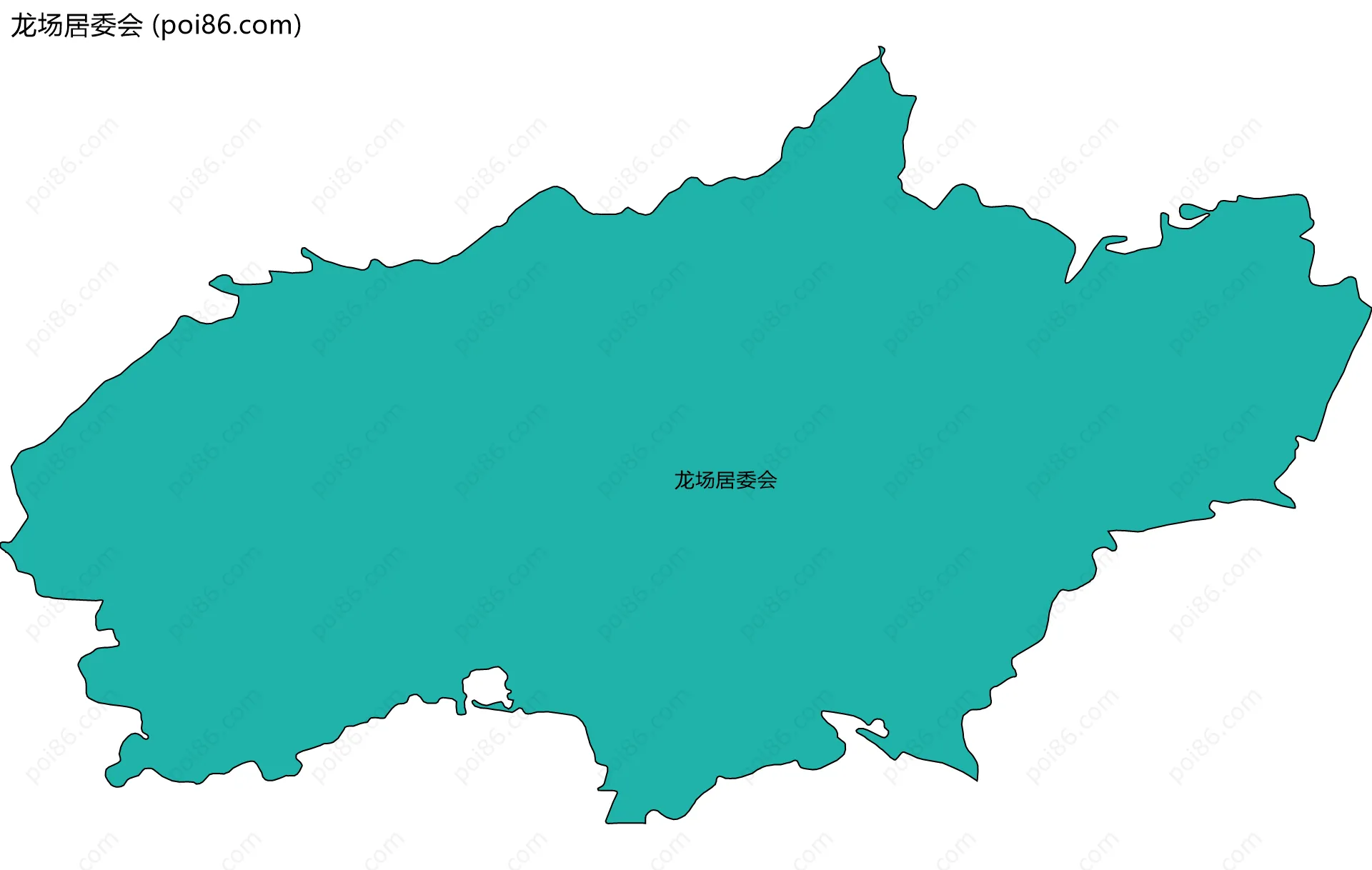 龙场居委会边界地图