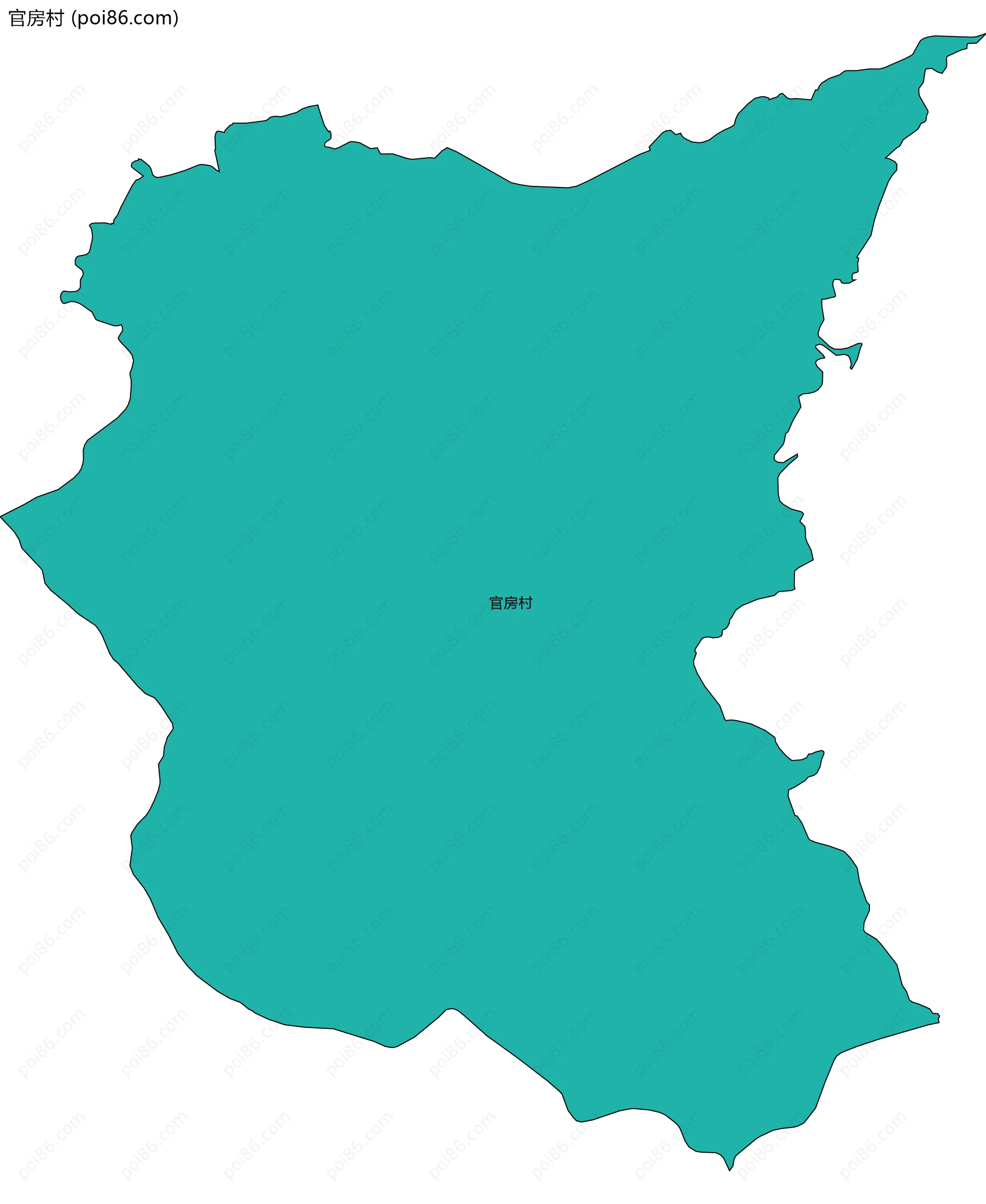 官房村边界地图