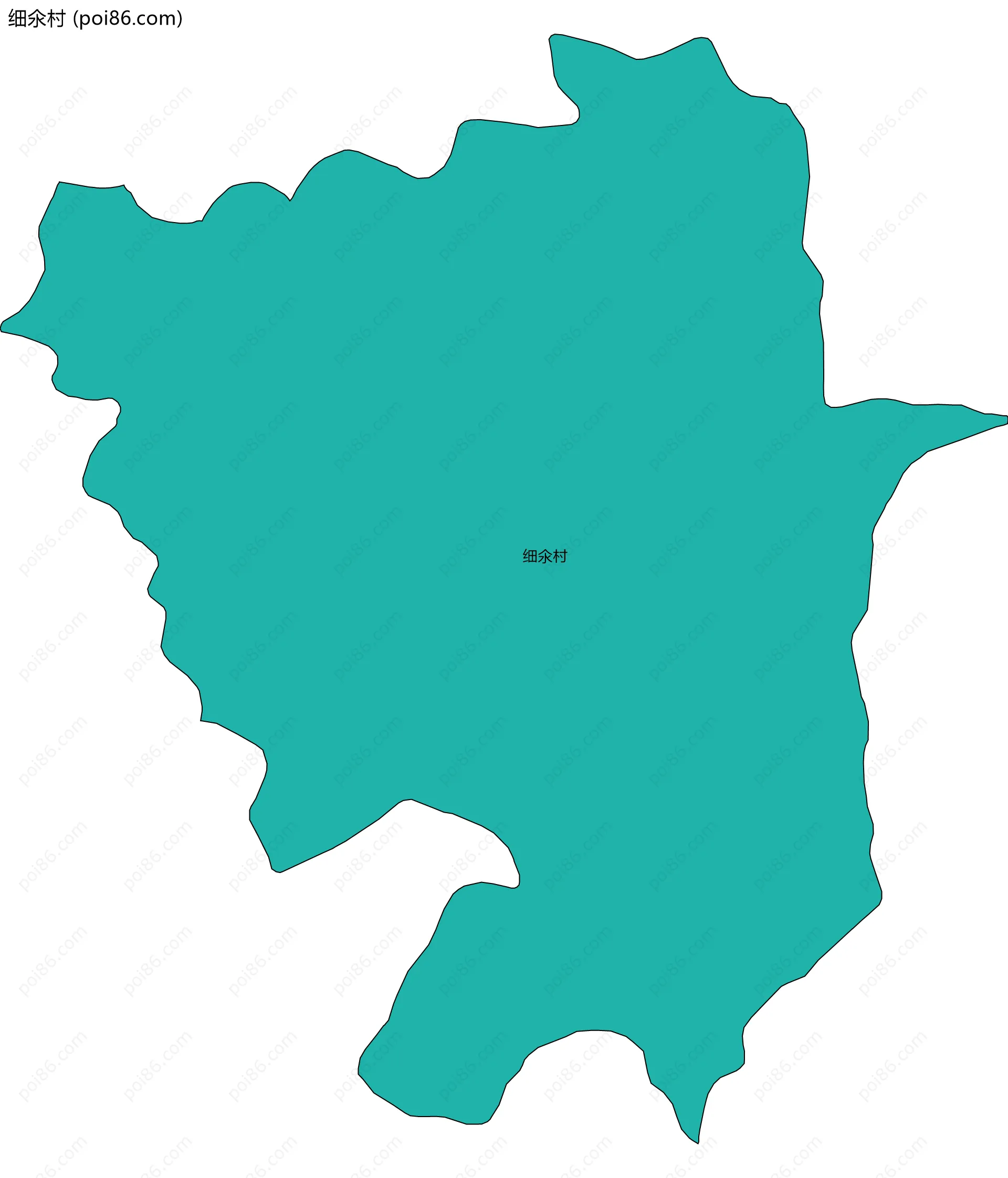 细氽村边界地图