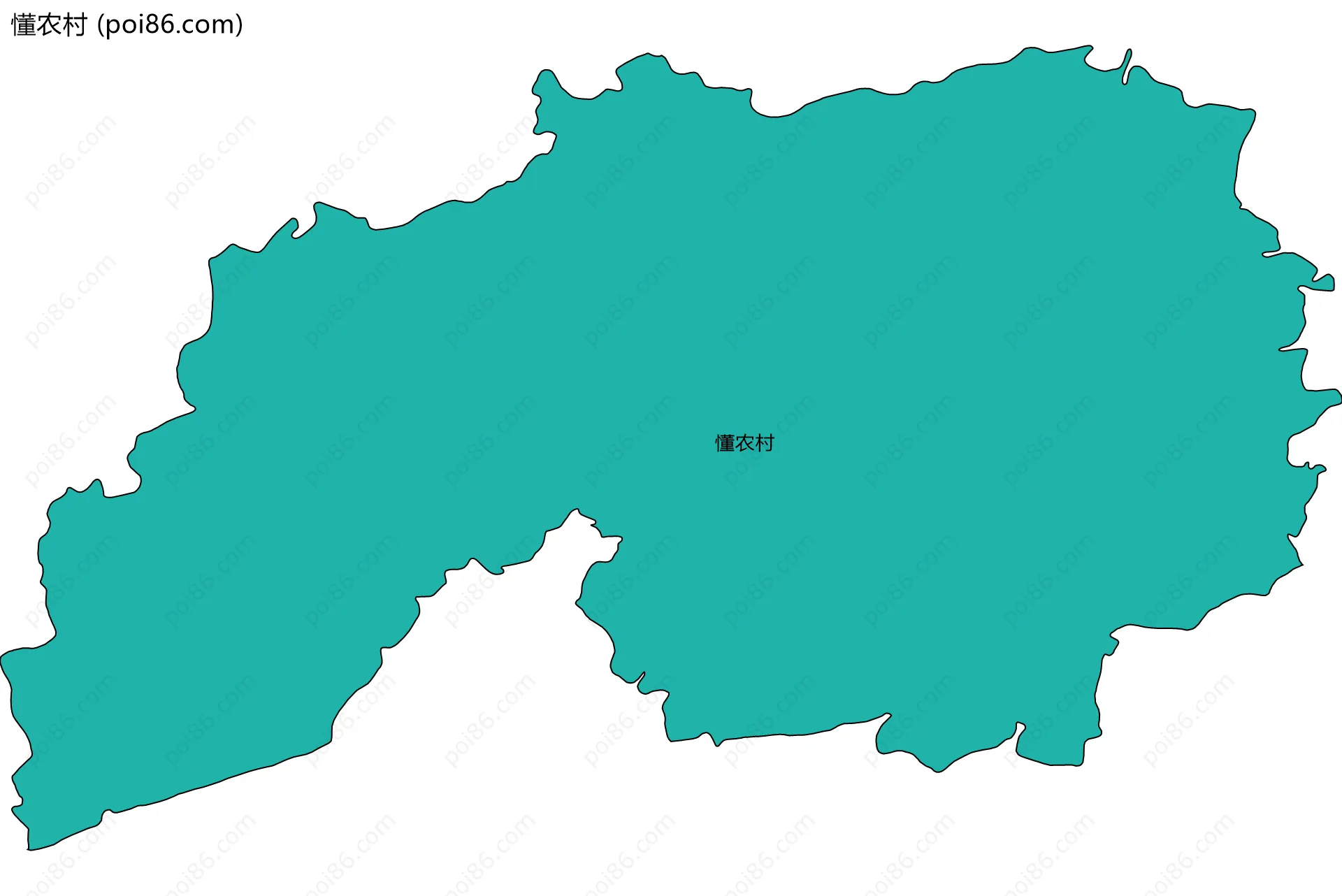 懂农村边界地图