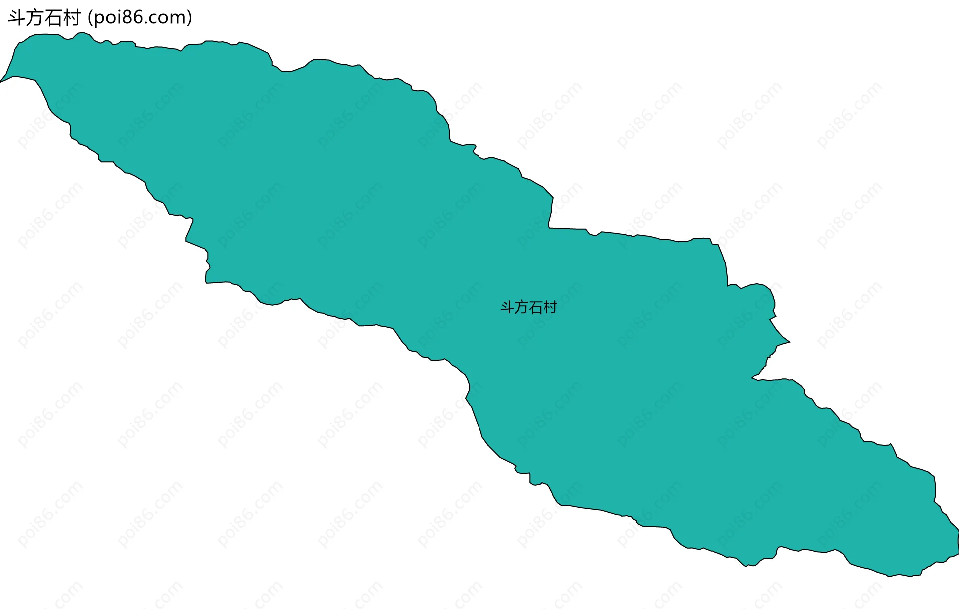 斗方石村边界地图