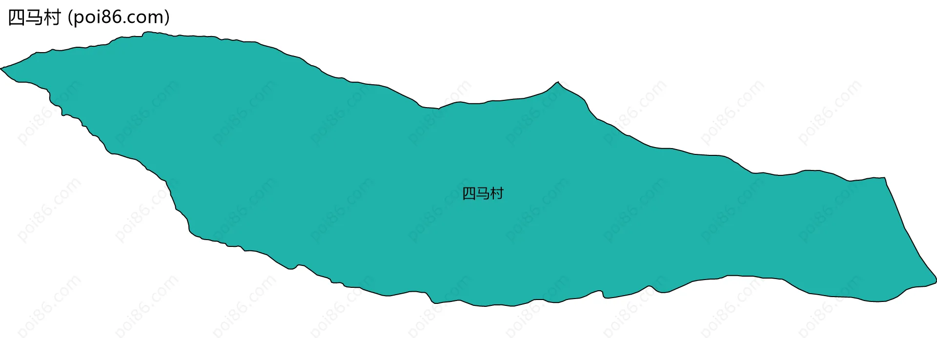 四马村边界地图