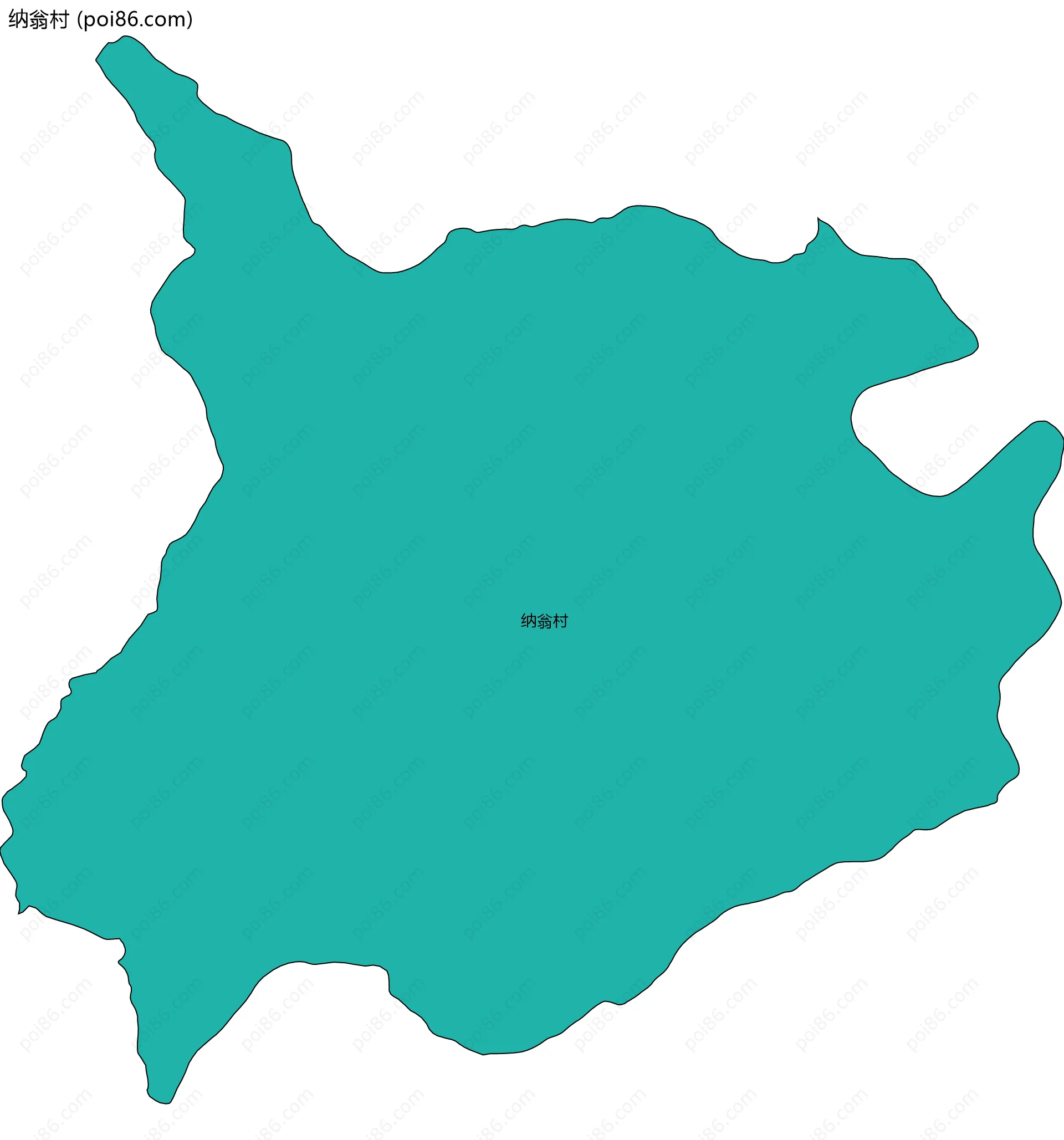 纳翁村边界地图