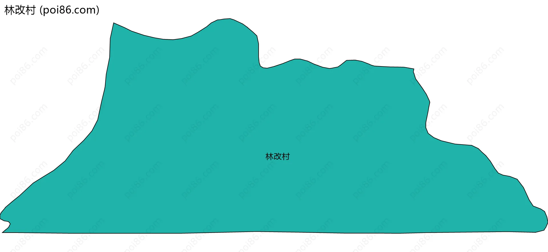 林改村边界地图