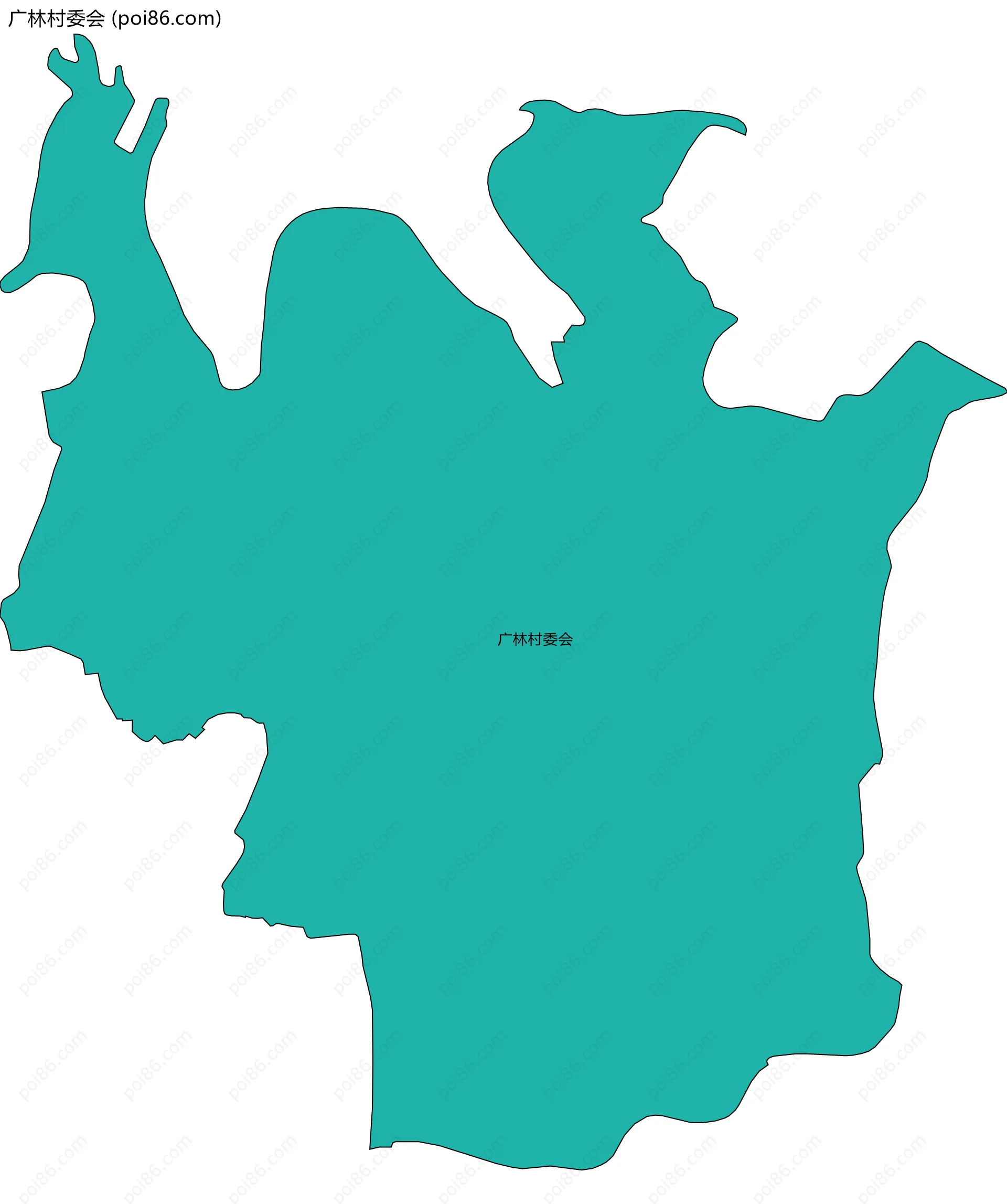 广林村委会边界地图