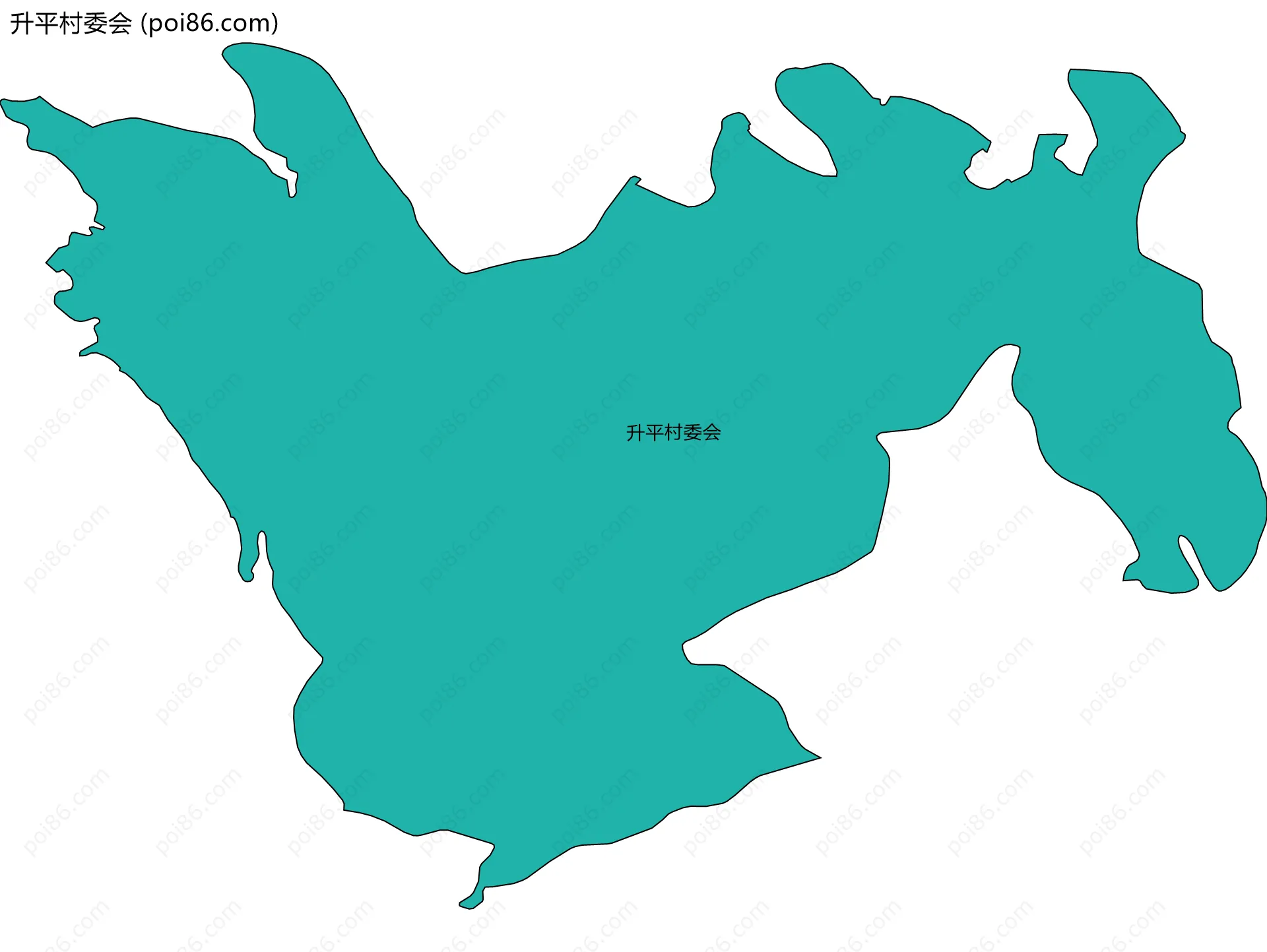 升平村委会边界地图