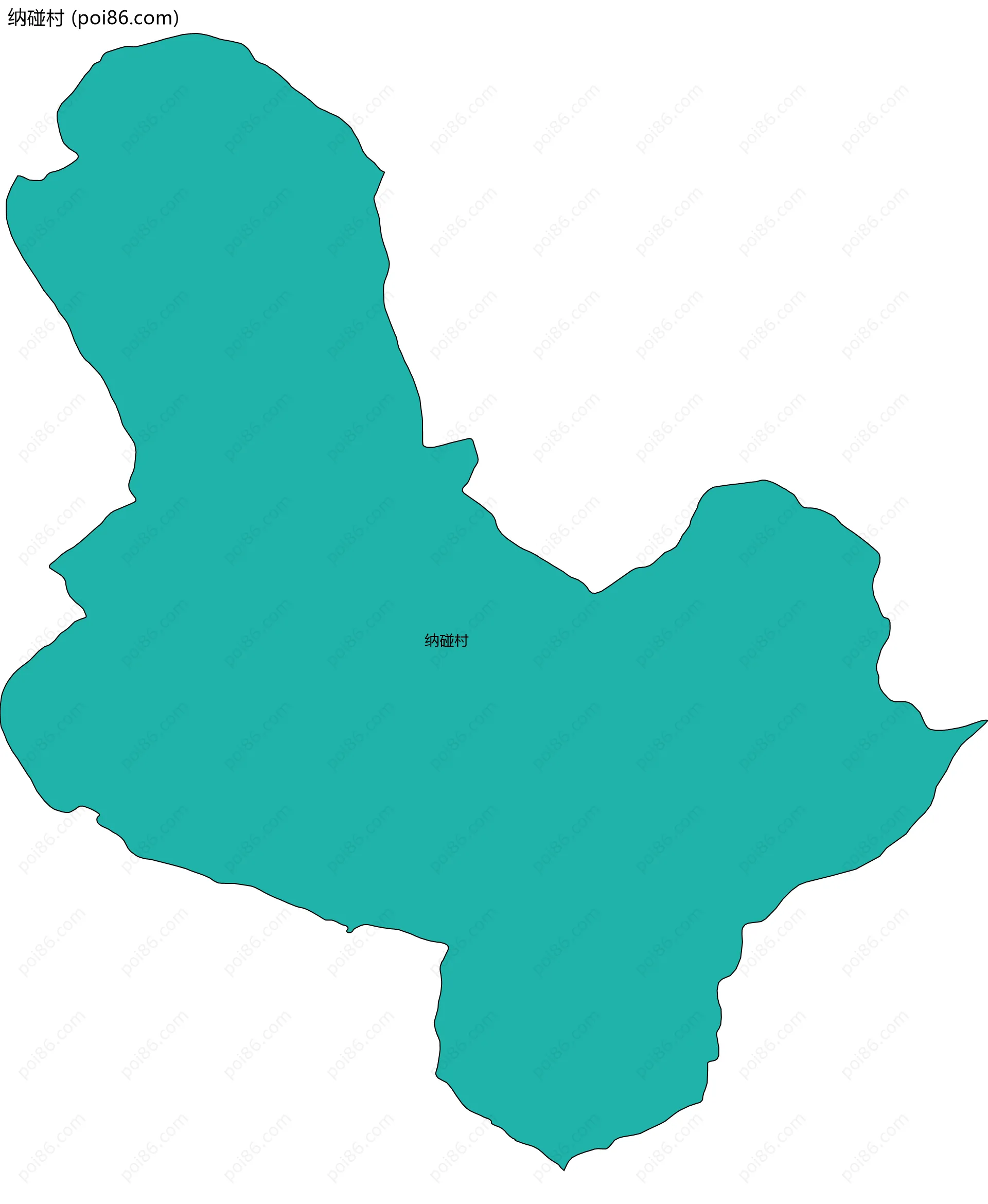 纳碰村边界地图