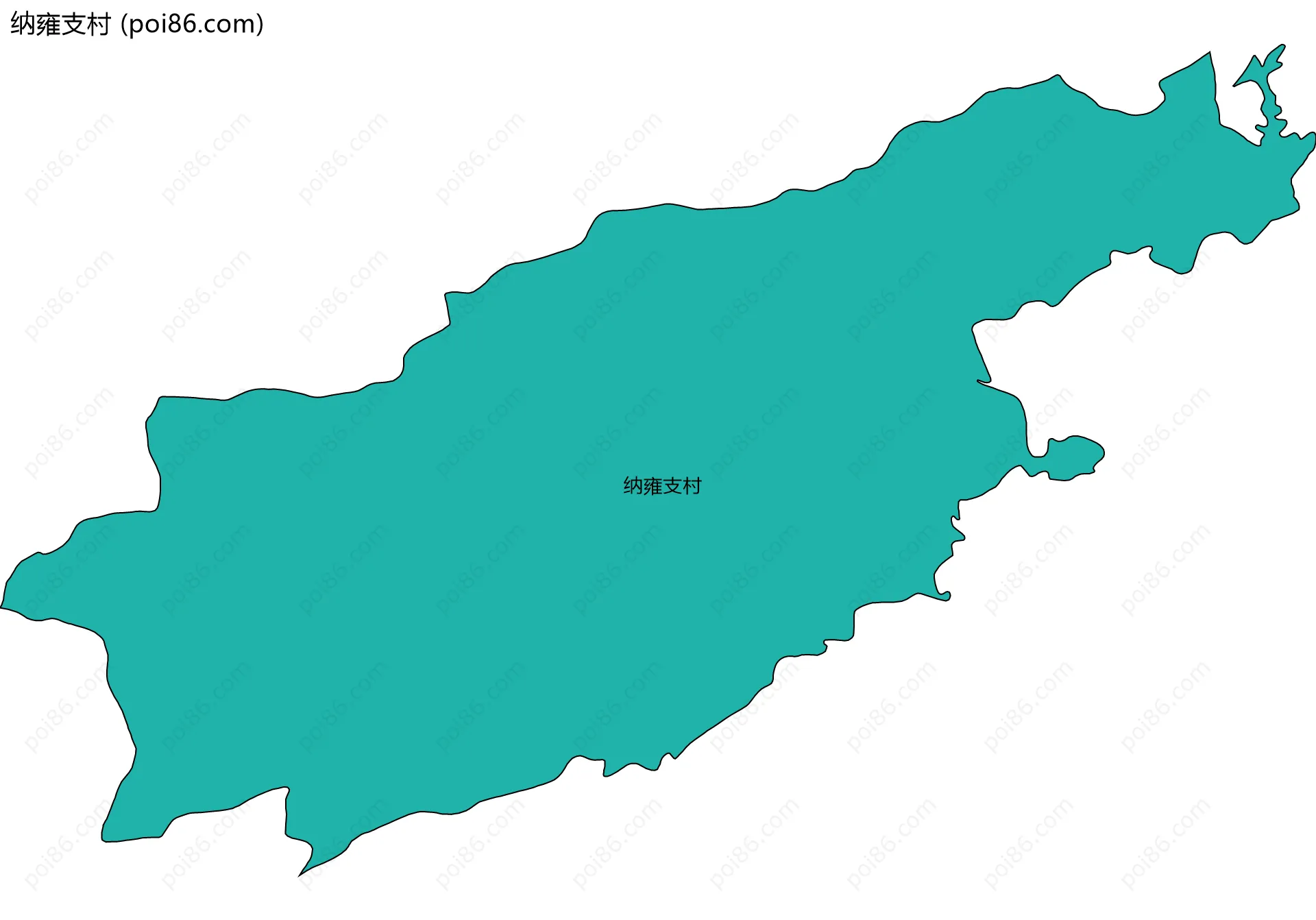 纳雍支村边界地图