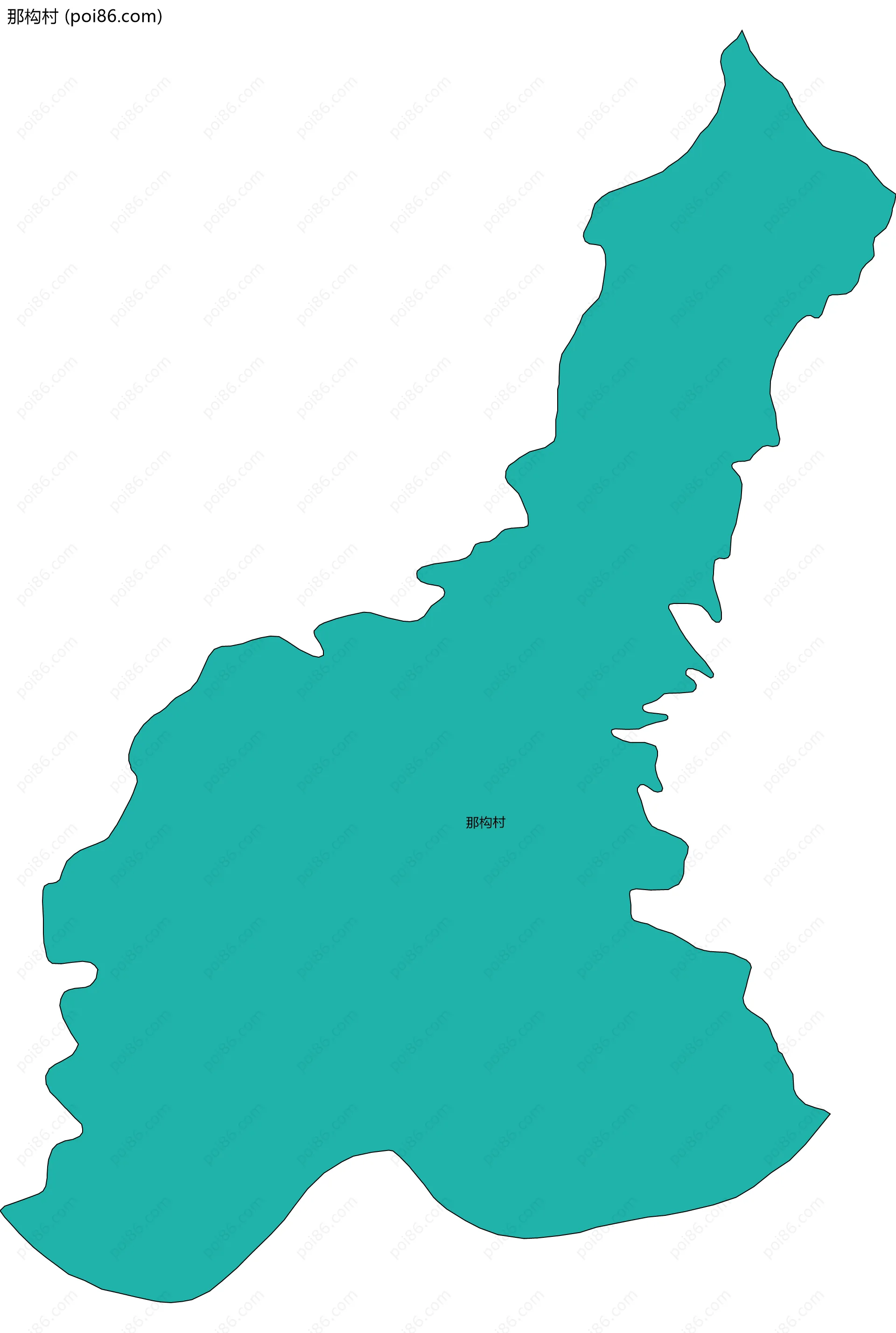 那构村边界地图