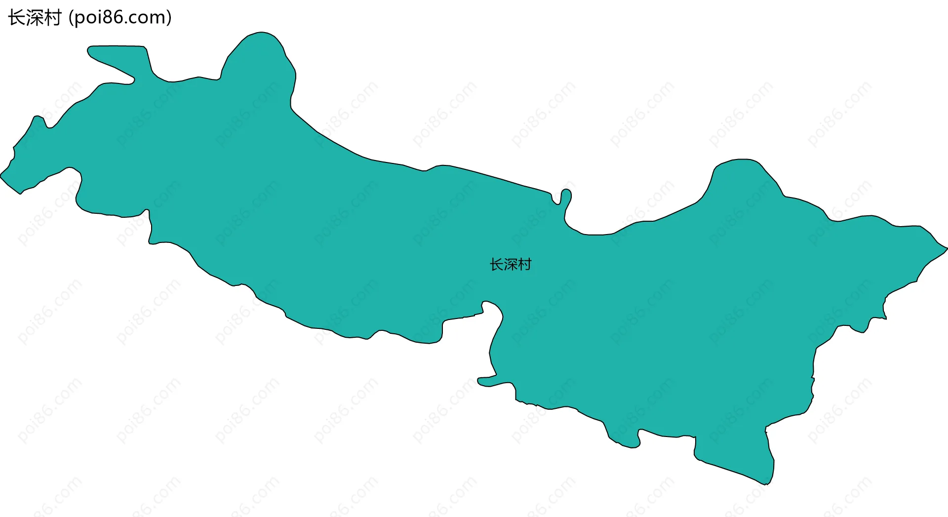 长深村边界地图