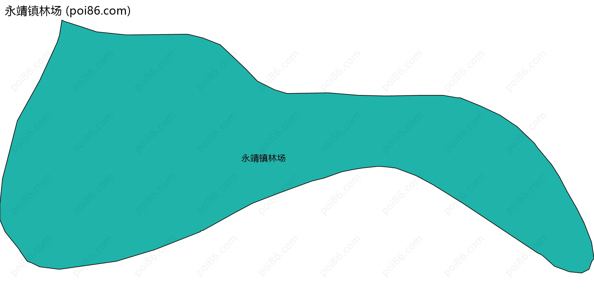 永靖镇林场边界地图