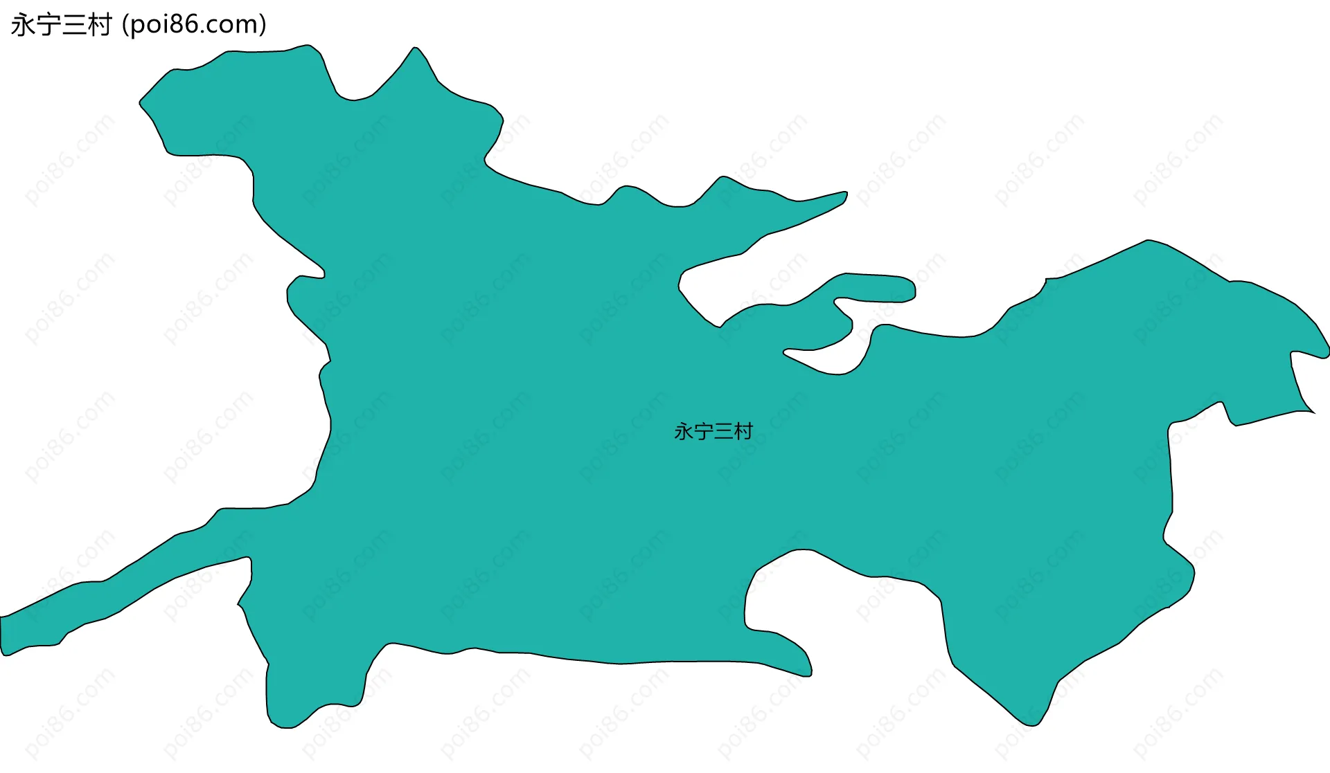 永宁三村边界地图