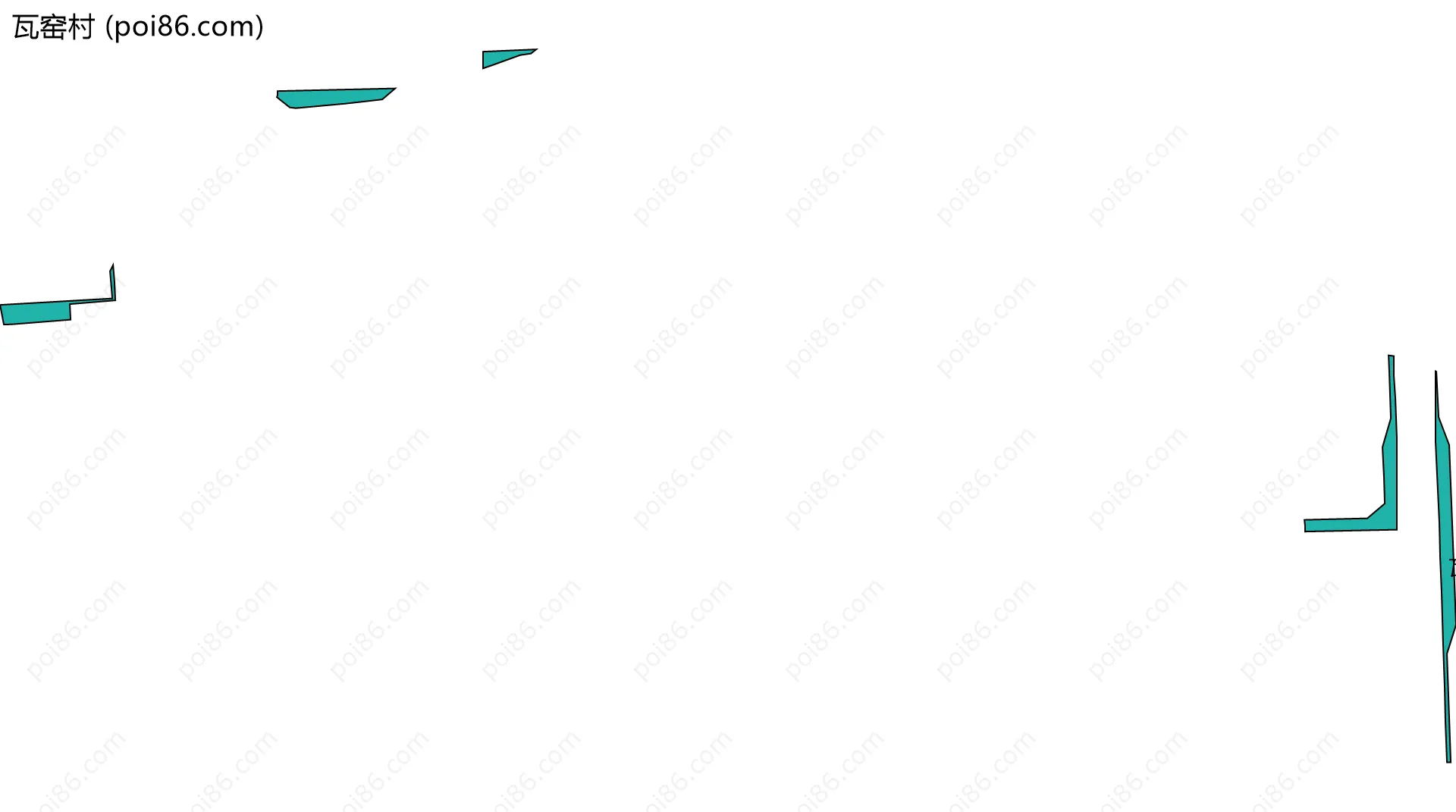 瓦窑村边界地图