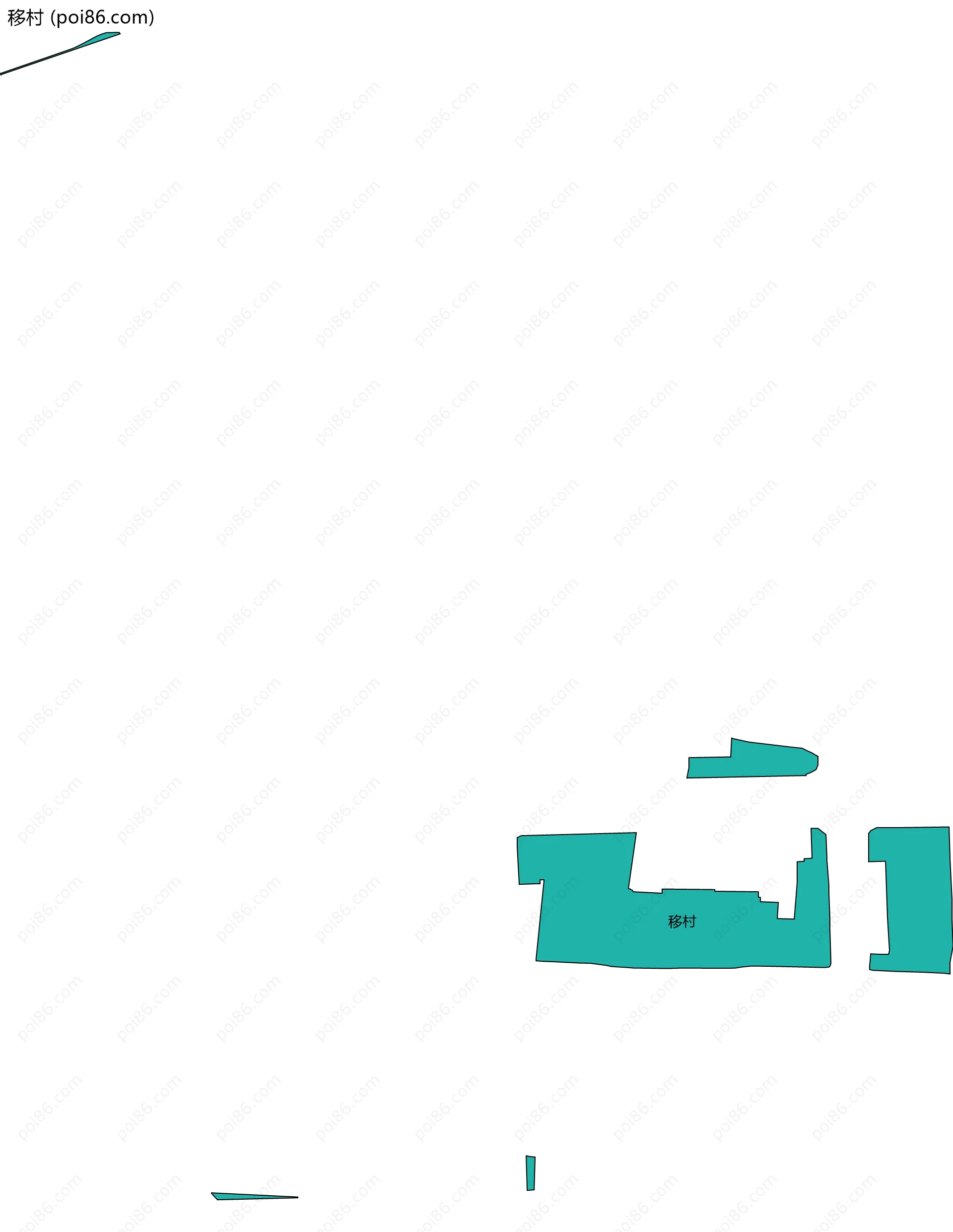 移村边界地图